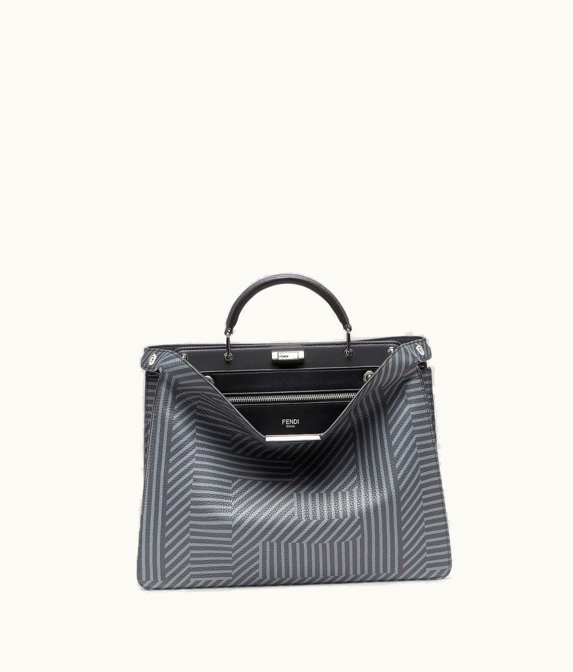 Fendi Fendi Peekaboo Iseeu Medium - Two-tone Printed Leather Bag