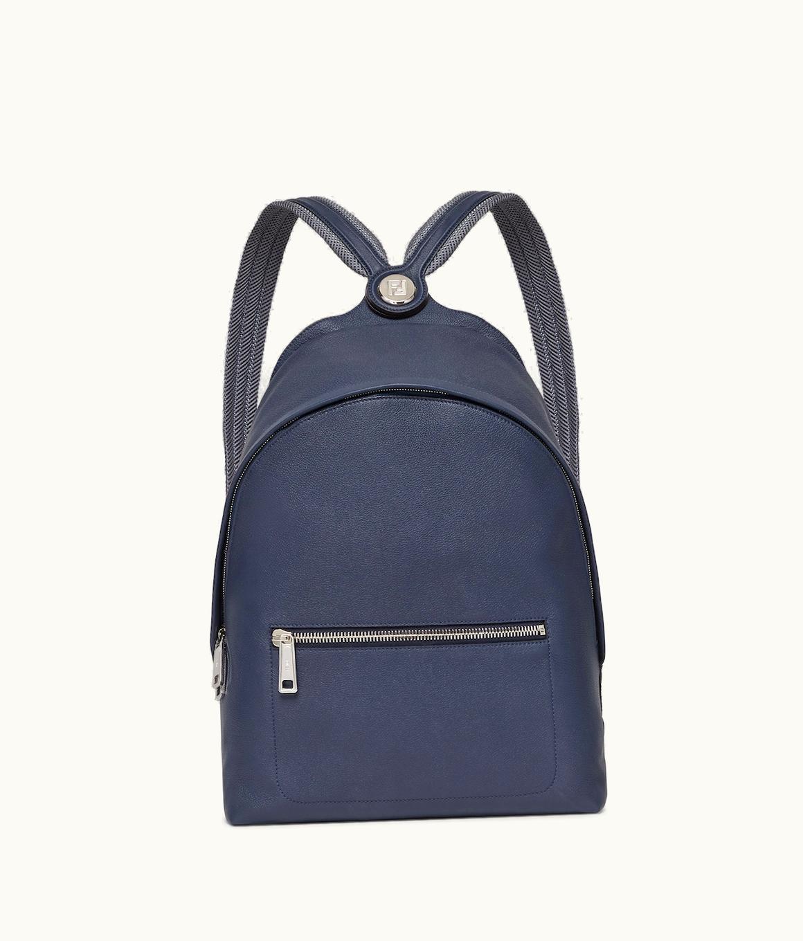 Fendi Fendi Chiodo Selleria - Dark Blue Leather Backpack