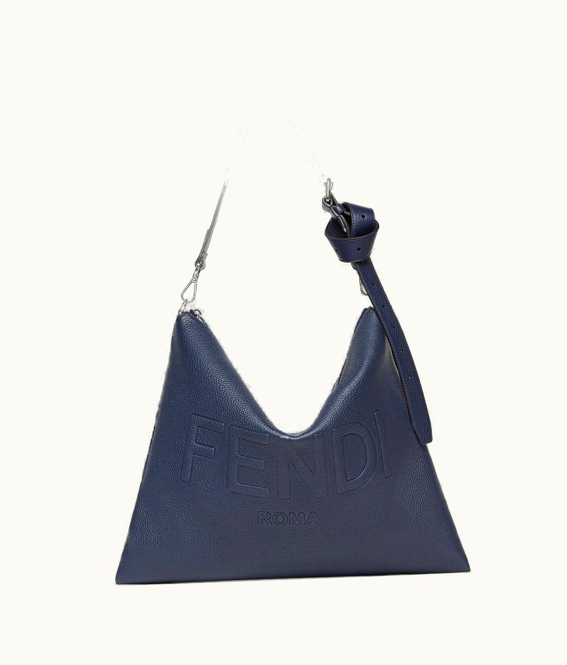 Fendi Fendi After Fendi Roma - Dark Blue Leather Bag