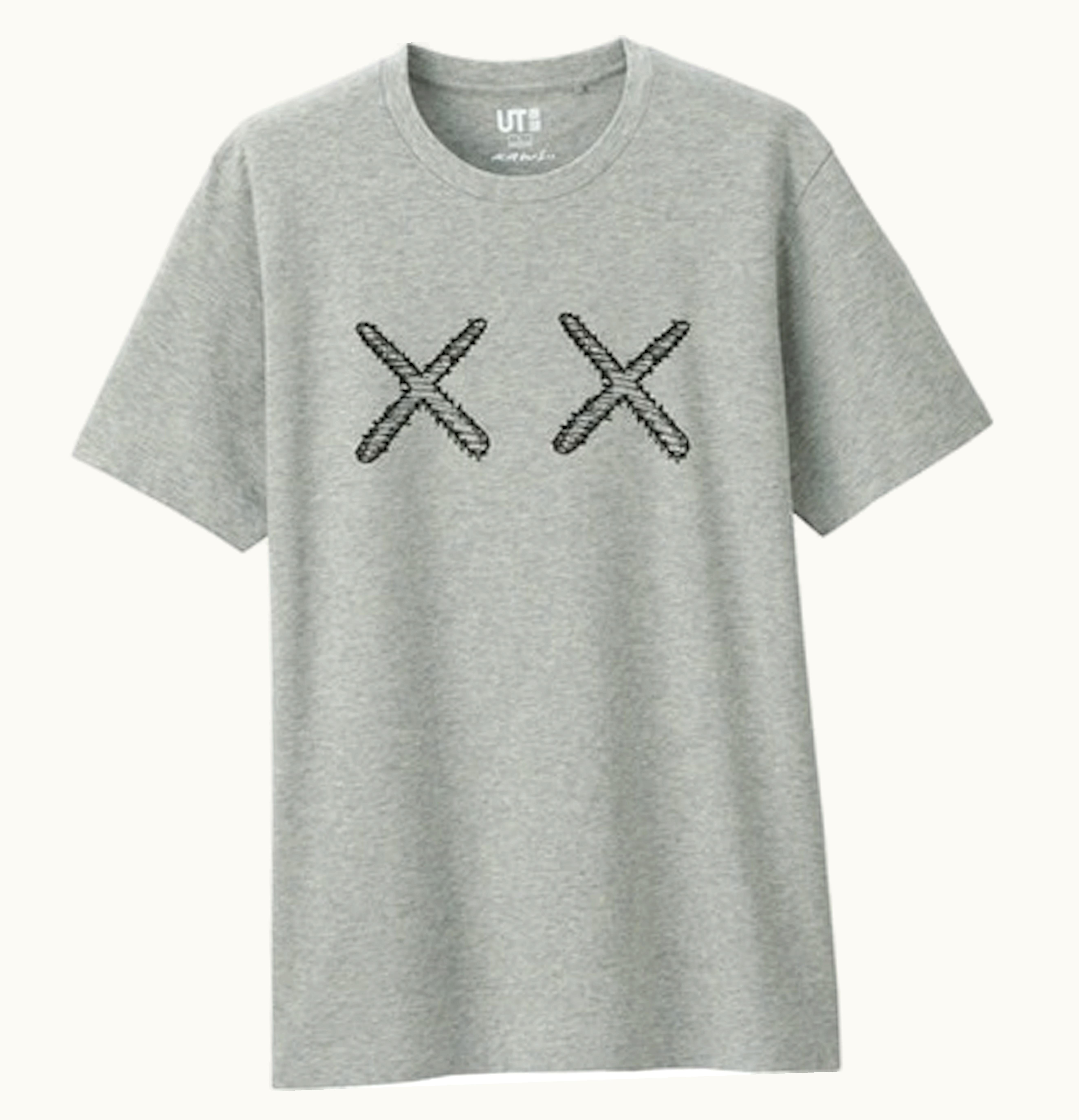 KAWS KAWS x Uniqlo XX Tee Japanese Sizing Gray