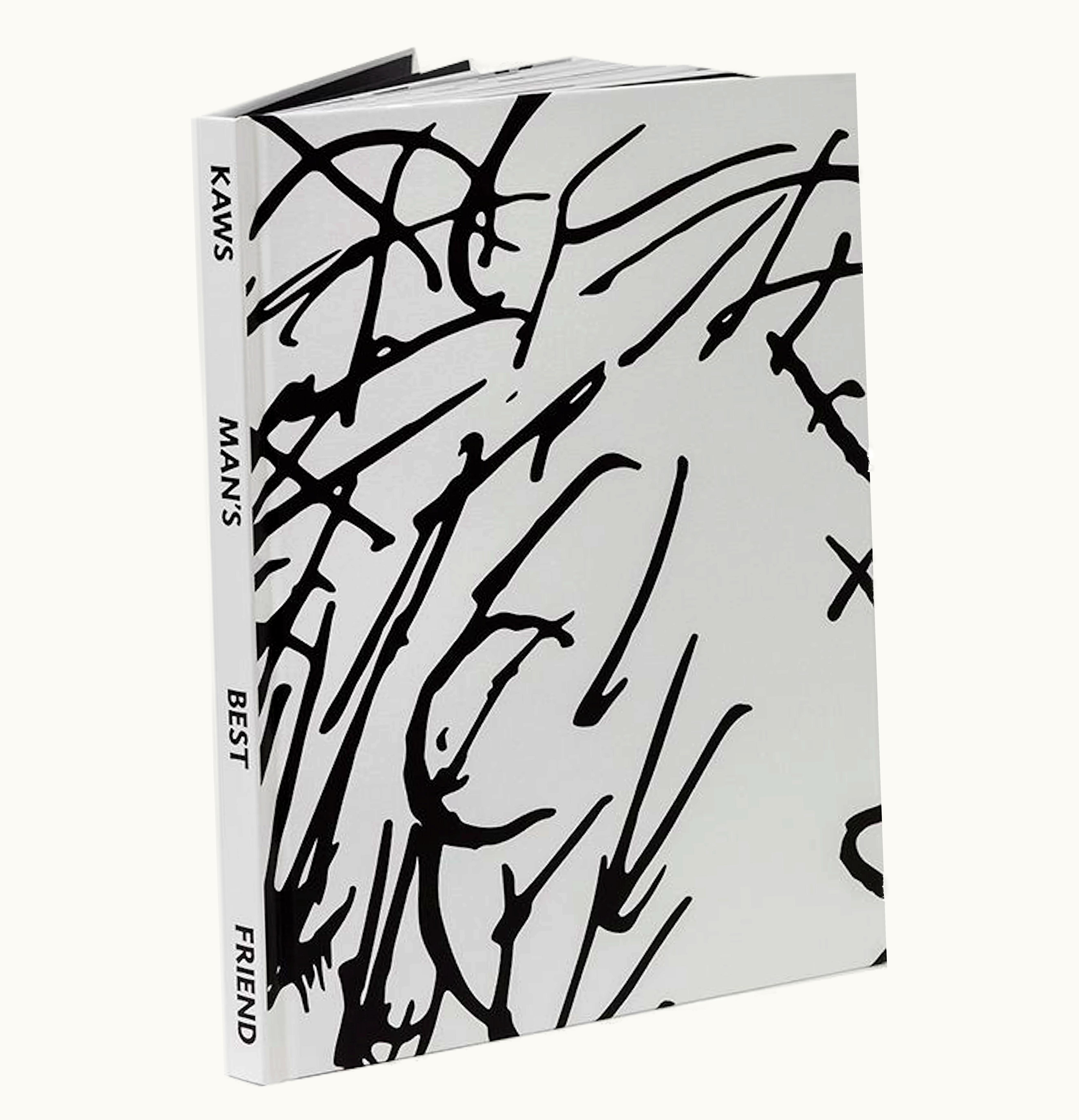 KAWS Kaws Mans Best Friend Hardcover Book White