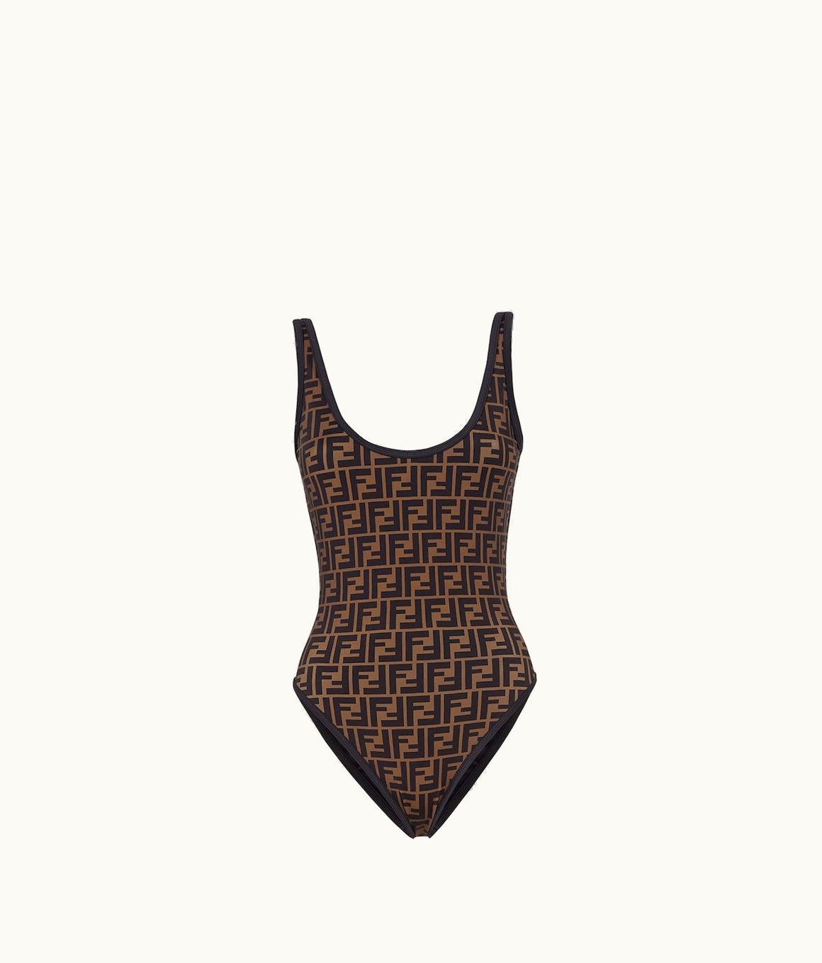 Fendi Fendi Swimsuit - Brown Lycra® Swimsuit