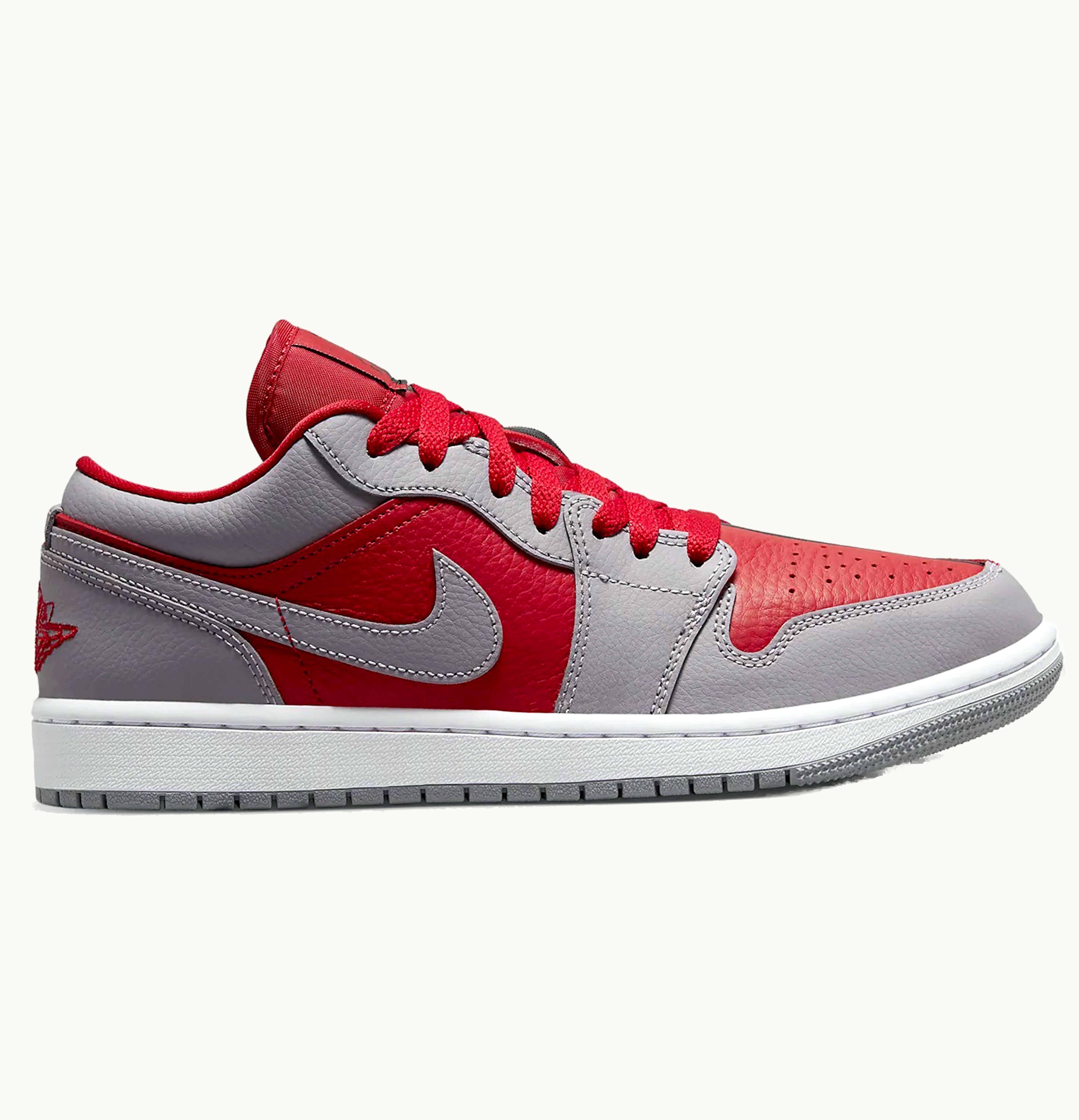 Jordan Air Jordan 1 Low SE Homage Split Gym Red Cement Grey W