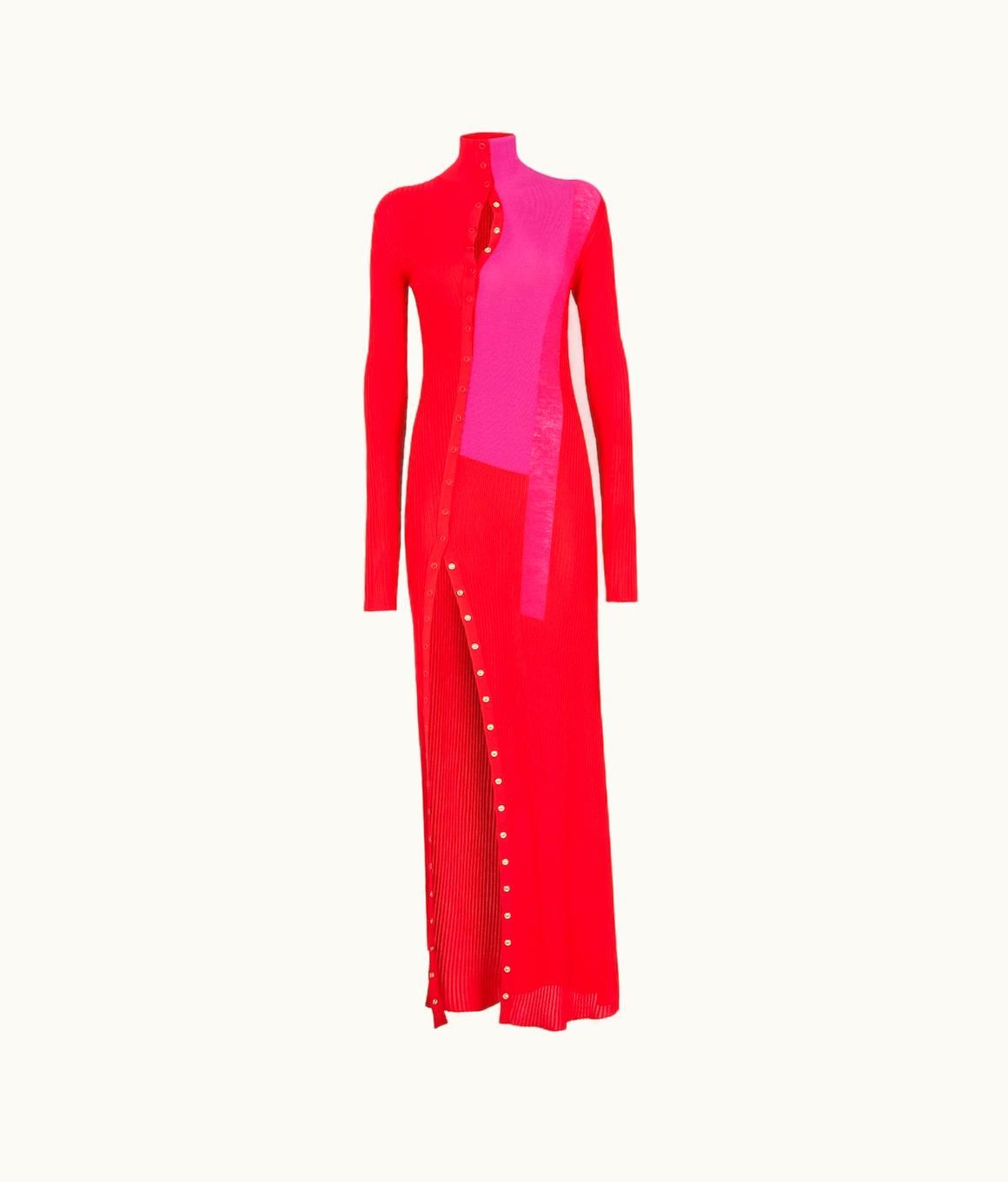 Fendi Fendi Dress - Red Silk And Viscose Dress