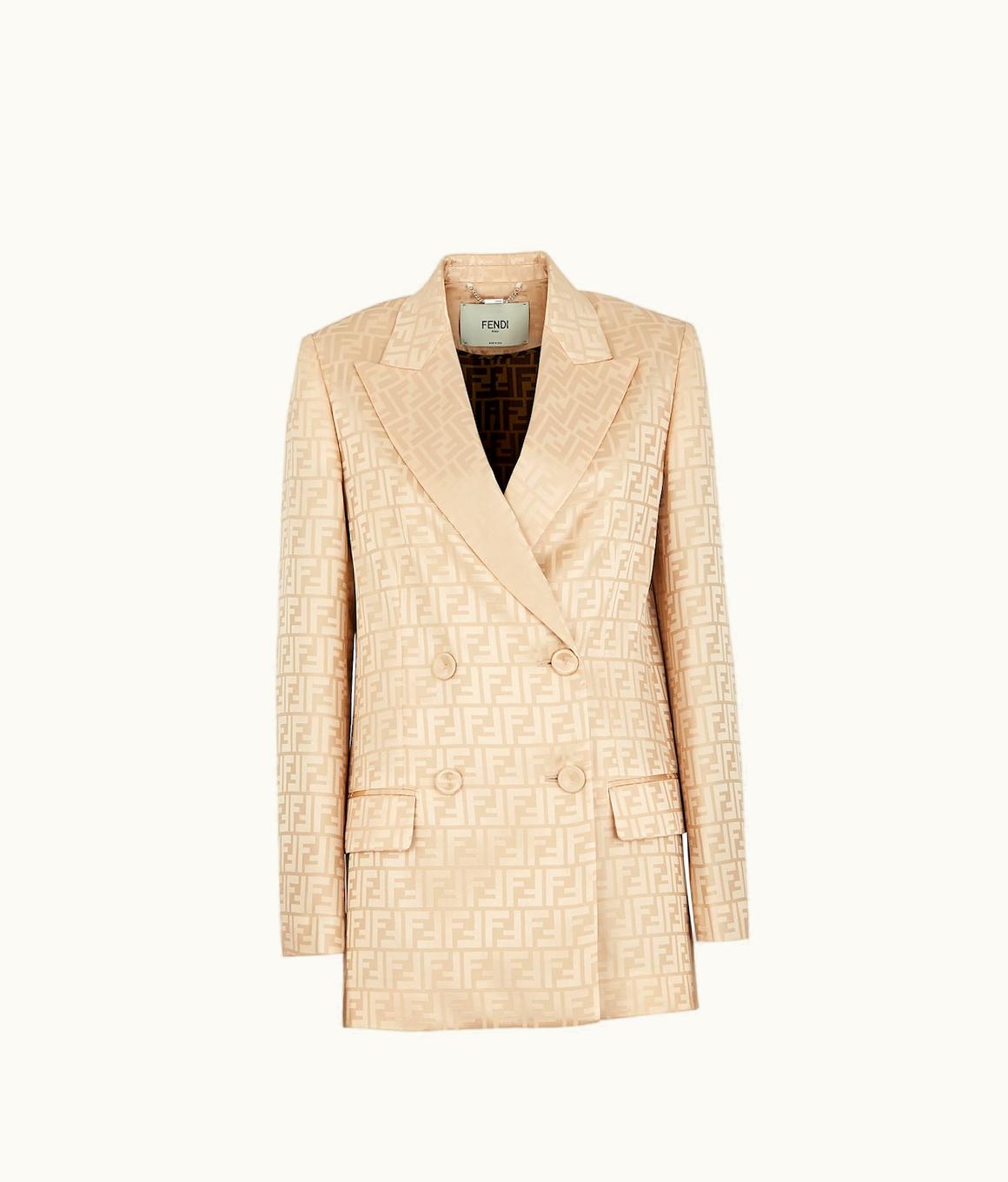Fendi Fendi Jacket - Beige Silk Blazer