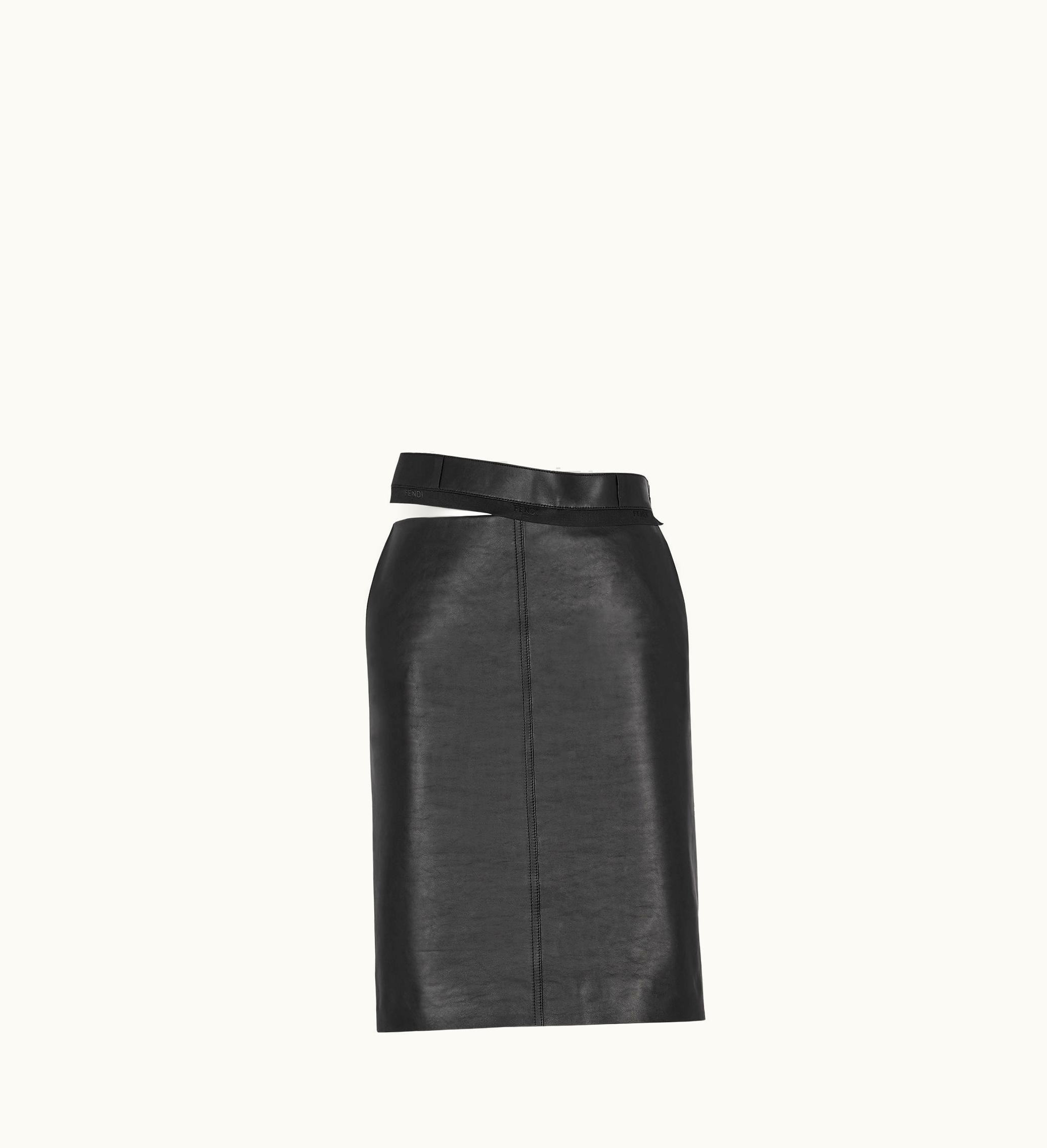 Fendi Fendi Skirt - Black Leather Skirt