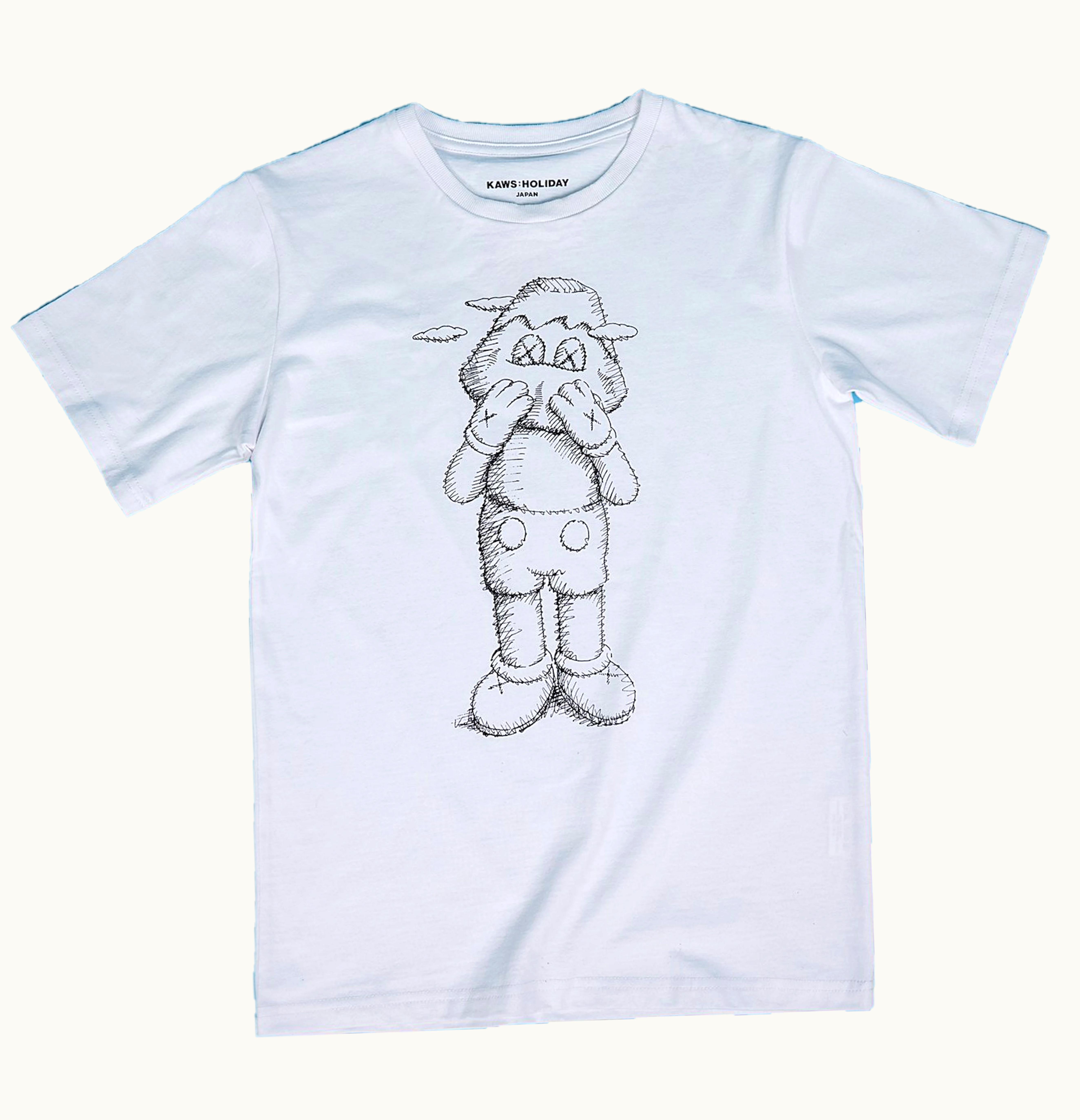 KAWS KAWS HOLIDAY JAPAN Sketch T Shirt White