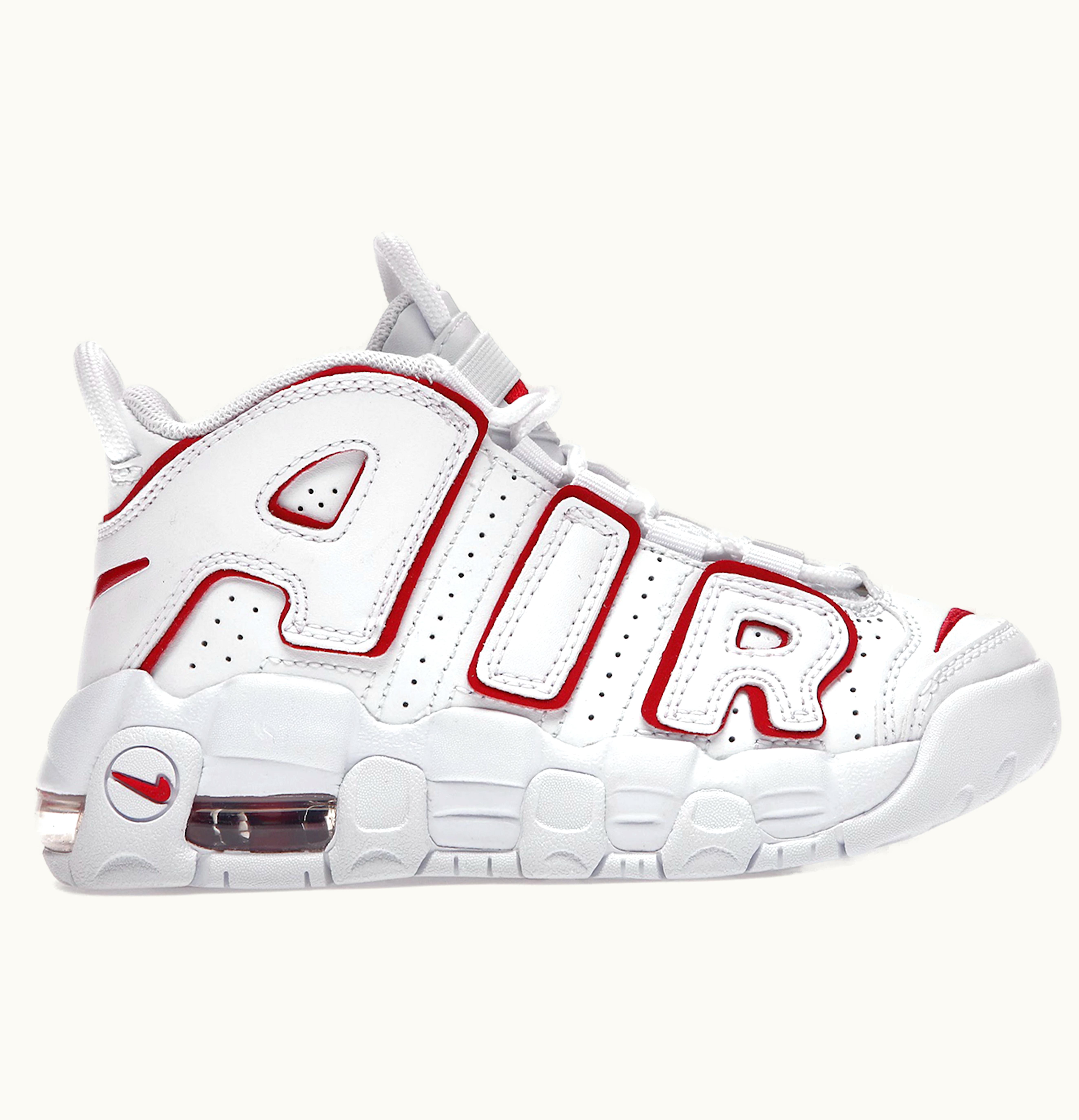 Nike Nike Air More Uptempo White Varsity Red Outline PS
