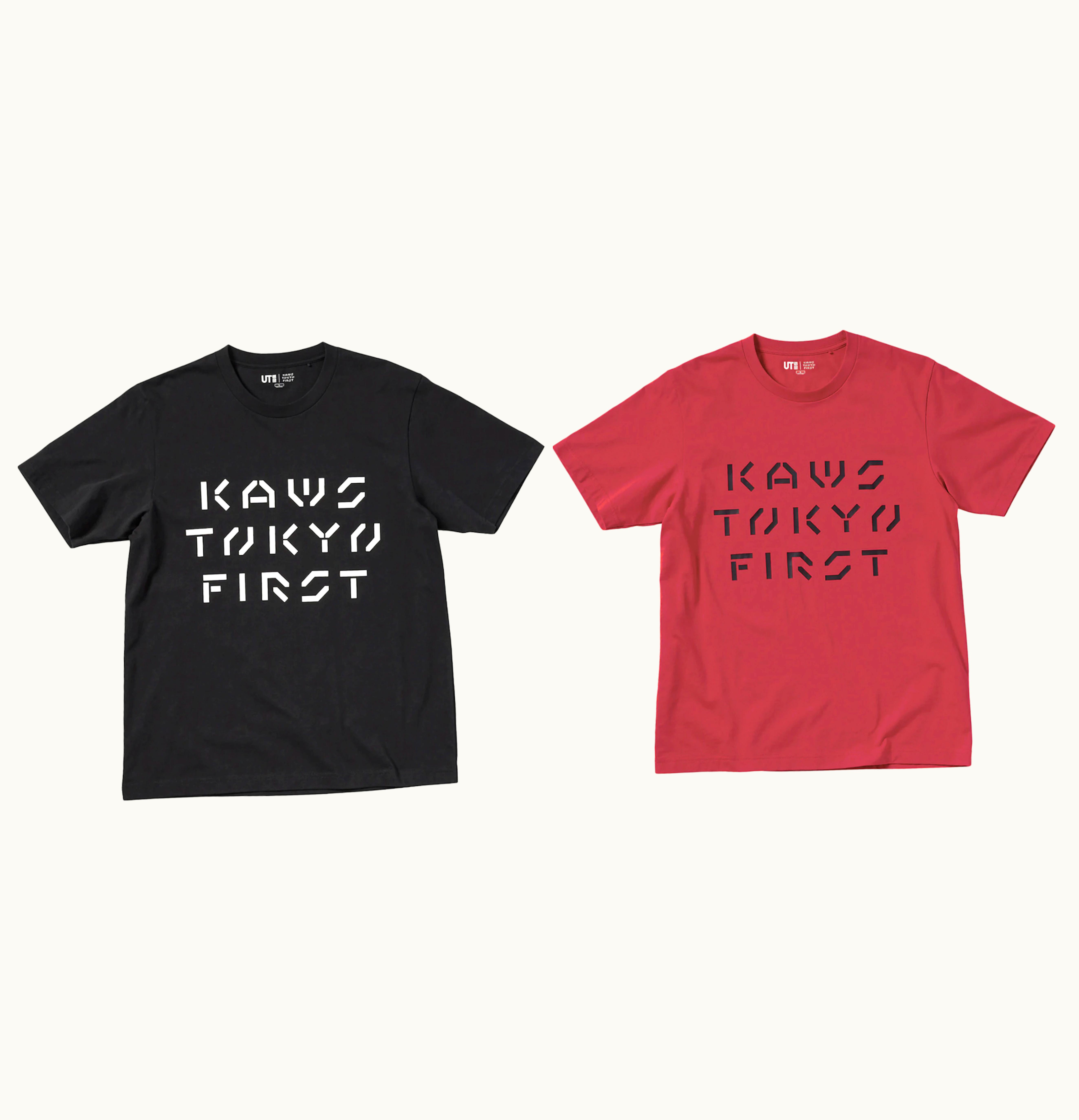 KAWS KAWS x Uniqlo Tokyo First Tee Japanese Sizing Graphic Tee Set2