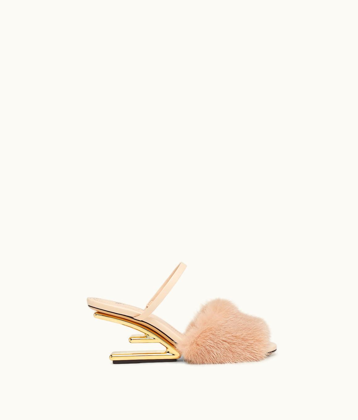 Fendi Fendi First - Pale Pink Mink Medium-Heel Sandals