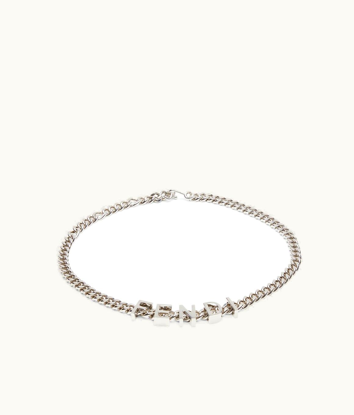 Fendi Fendigraphy Belt - Silver-colored Metal Belt