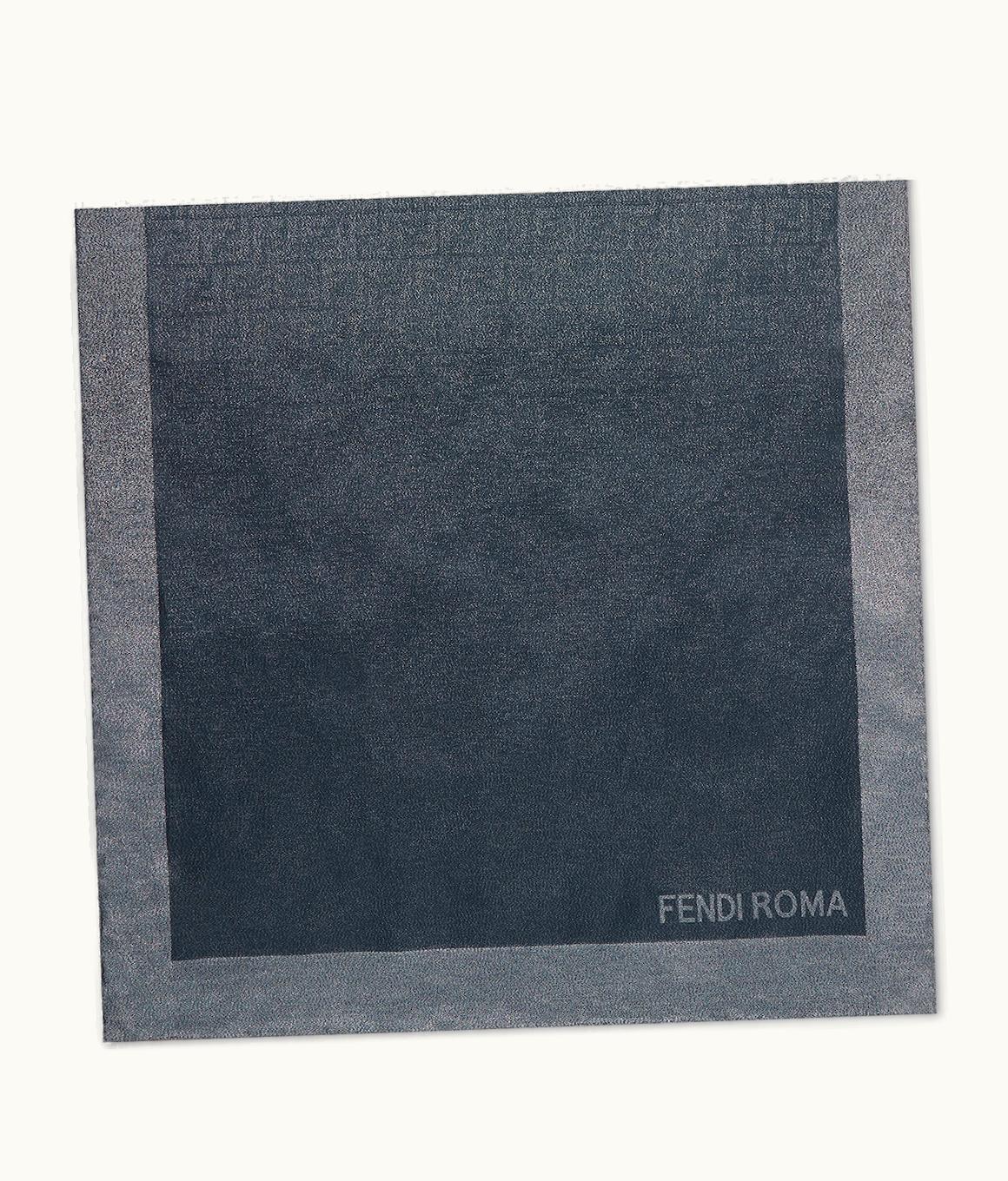 Fendi Fendi FF Stole - Green Silk Stole