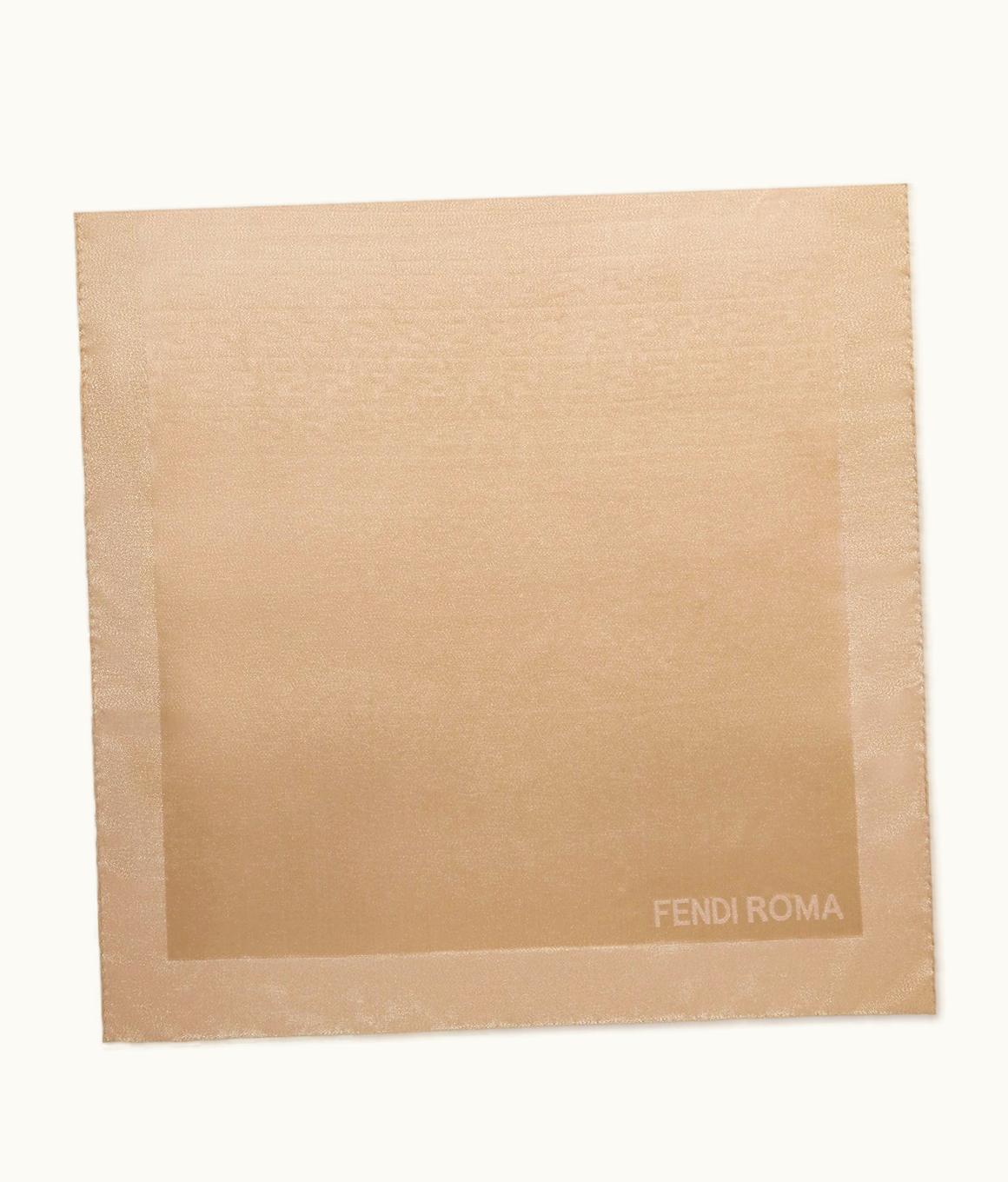 Fendi Fendi FF Stole - Beige Silk Stole