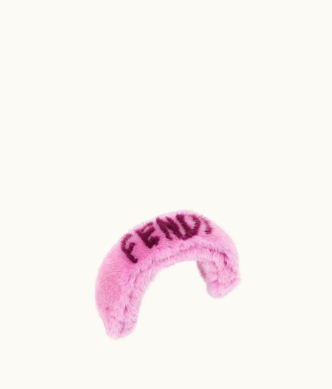 Fendi Fendi Regular Peekaboo Handle Cover - Pink Mink Handle Cover