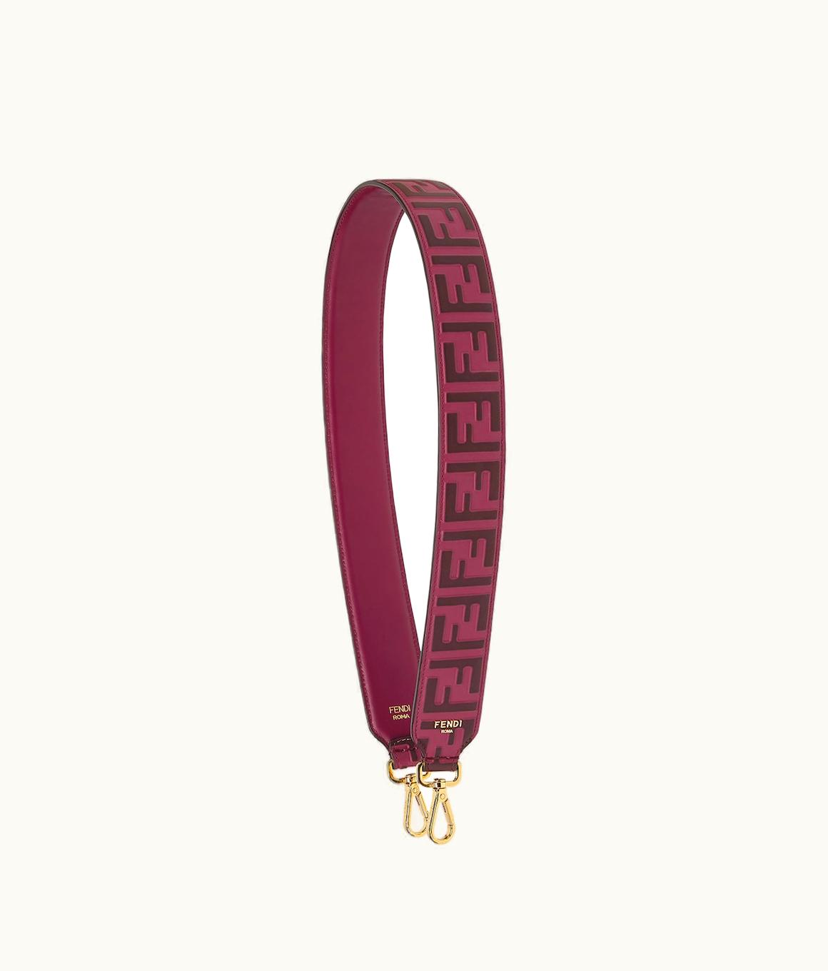 Fendi Fendi Strap You - Red Leather Shoulder Strap