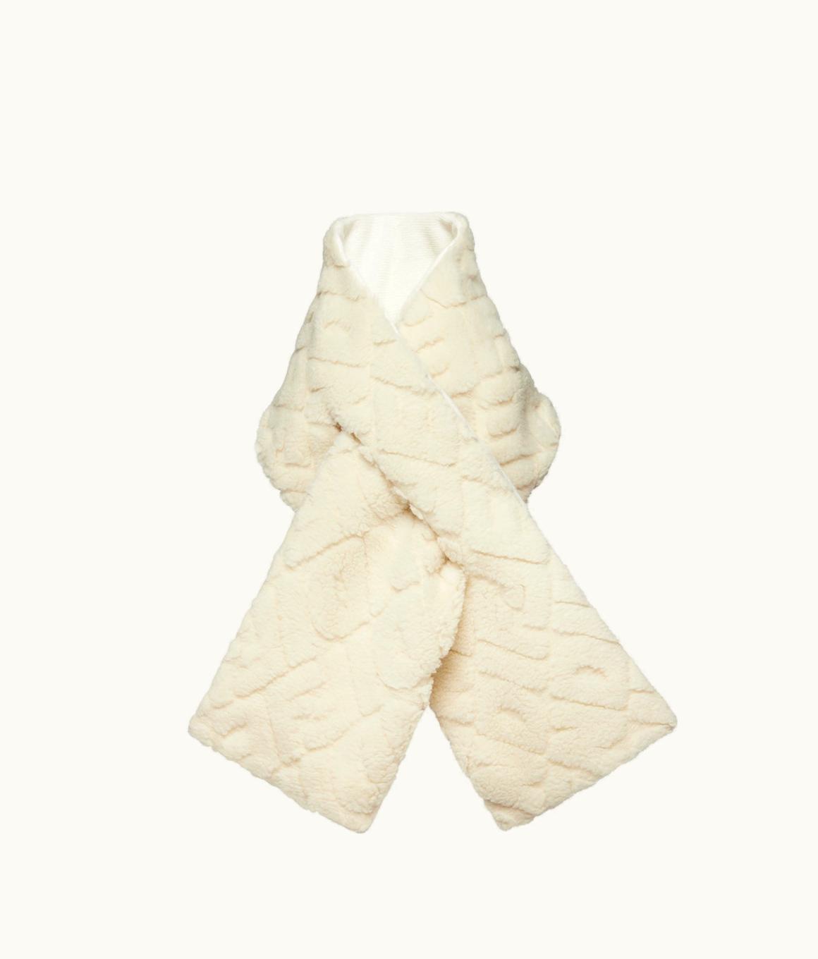 Fendi Fendi Mirror Scarf - Ivory Wool Scarf