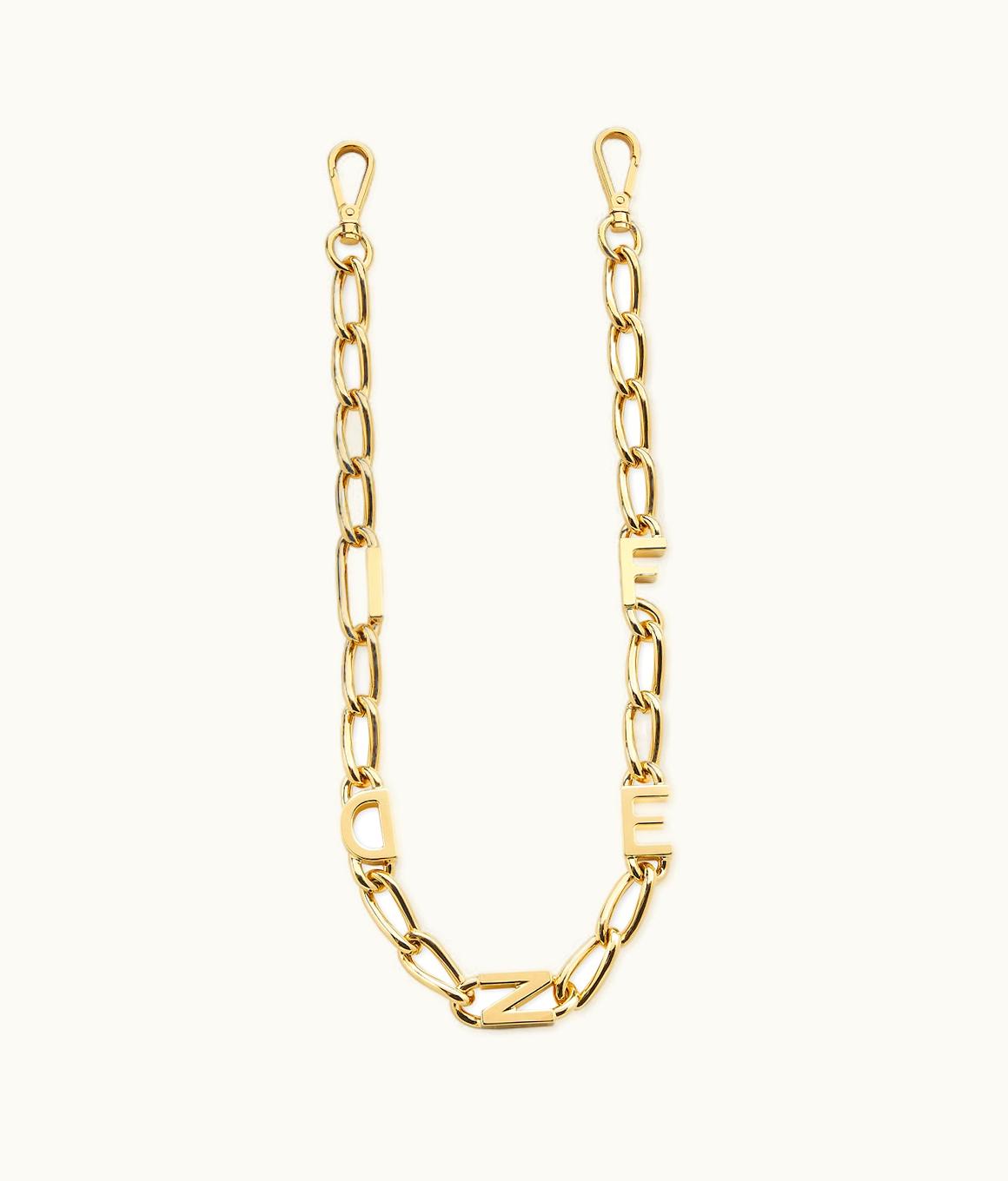 Fendi Fendi Strap You - Gold-colored Metal Shoulder Strap 8AV907NQ9F0CFK