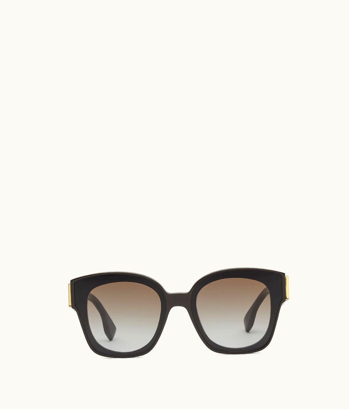 Fendi Fendi First - Low Bridge Fit Brown Acetate Sunglasses