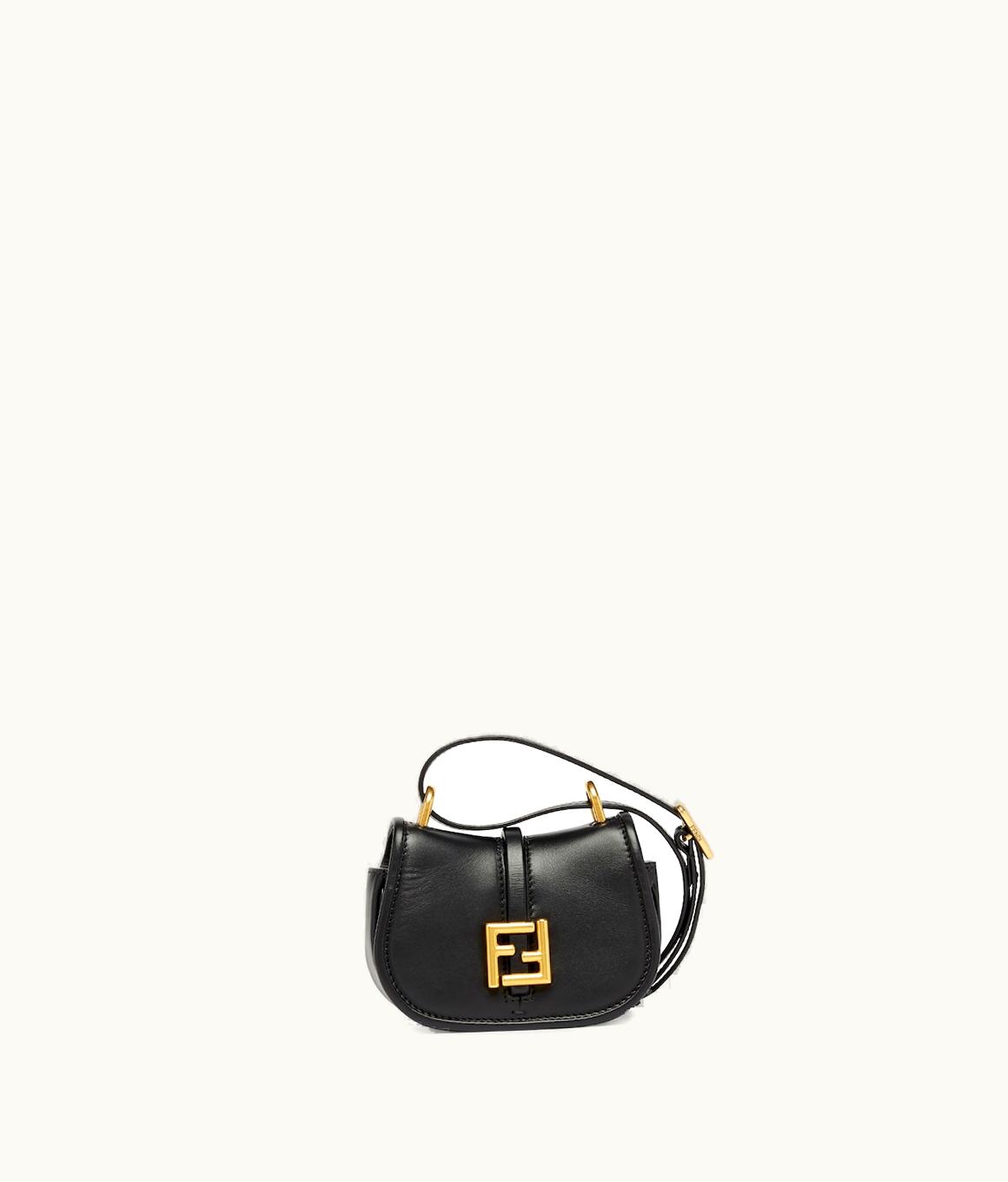 Fendi Fendi C’mon Nano - Black Leather Charm