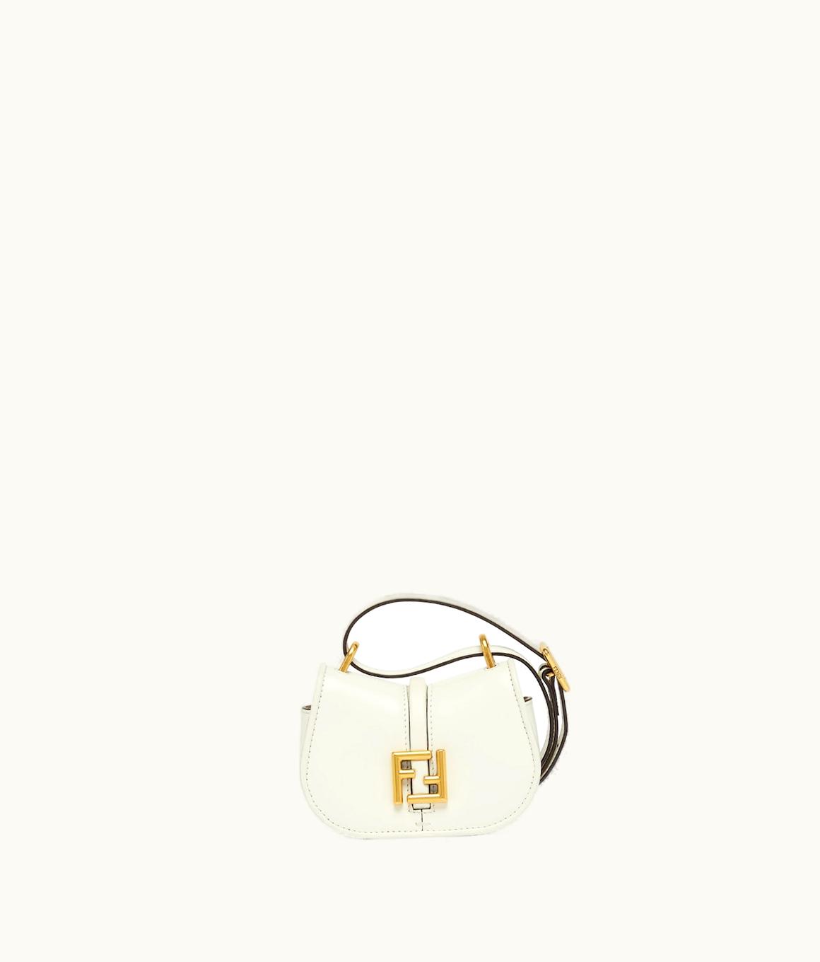 Fendi Fendi C’mon Nano - White Leather Charm