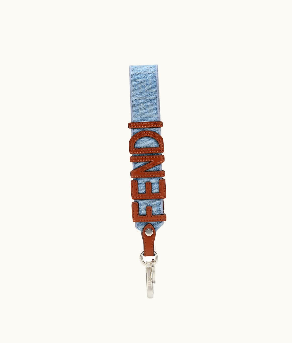 Fendi Fendi Key Case - Light Blue Denim Key Case
