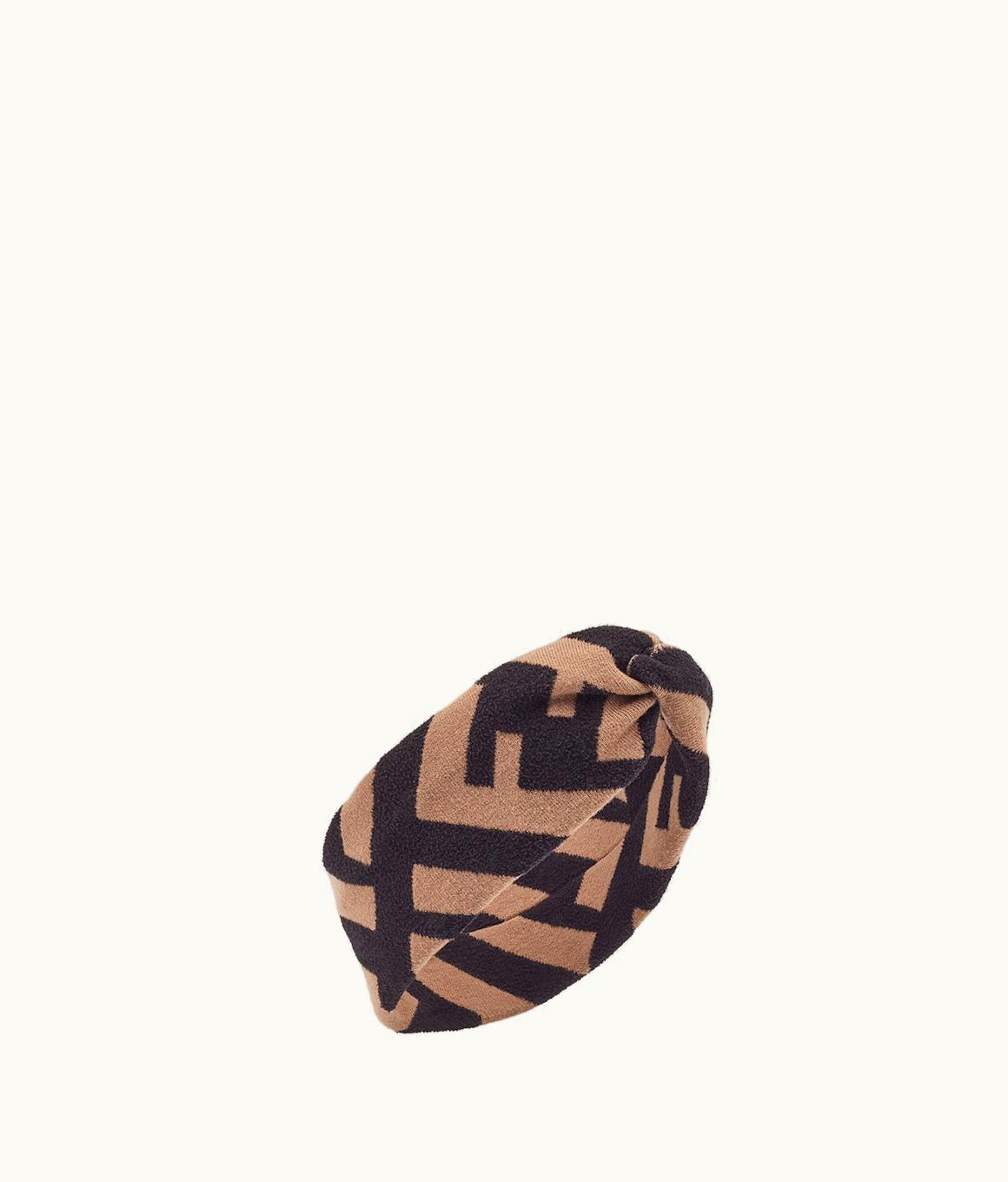 Fendi Fendi FF Band - Multicolor Wool And Viscose Band