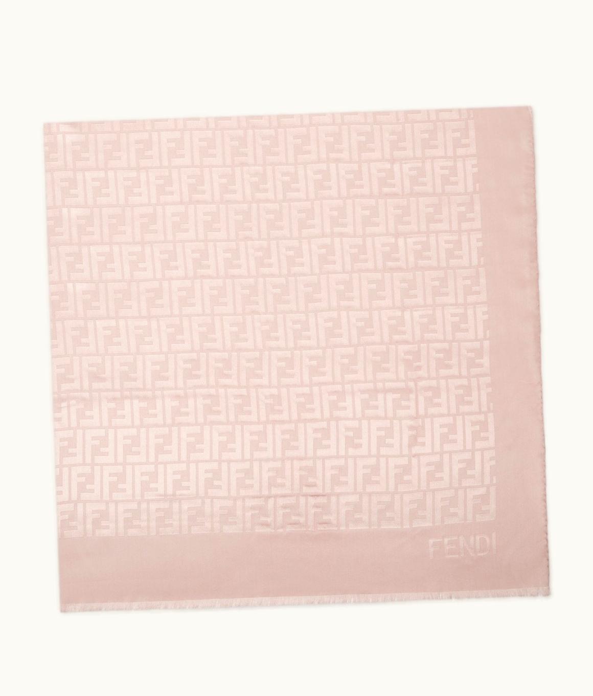 Fendi Fendi FF Stole - Dove Gray Silk Stole