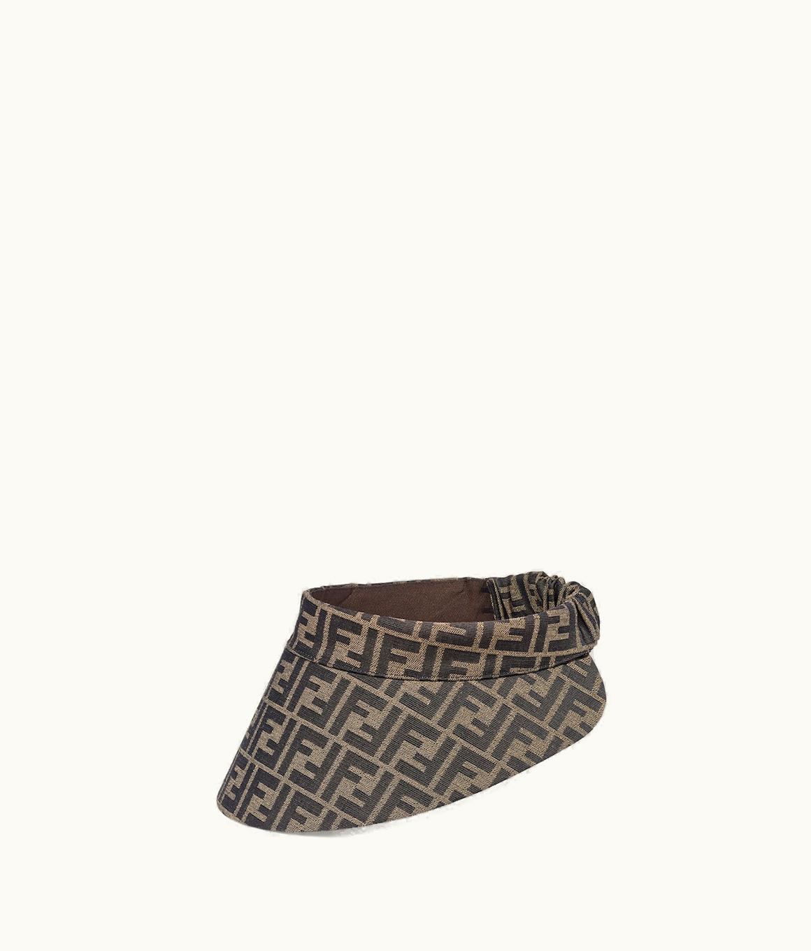 Fendi Fendi Visor - Brown Canvas Visor