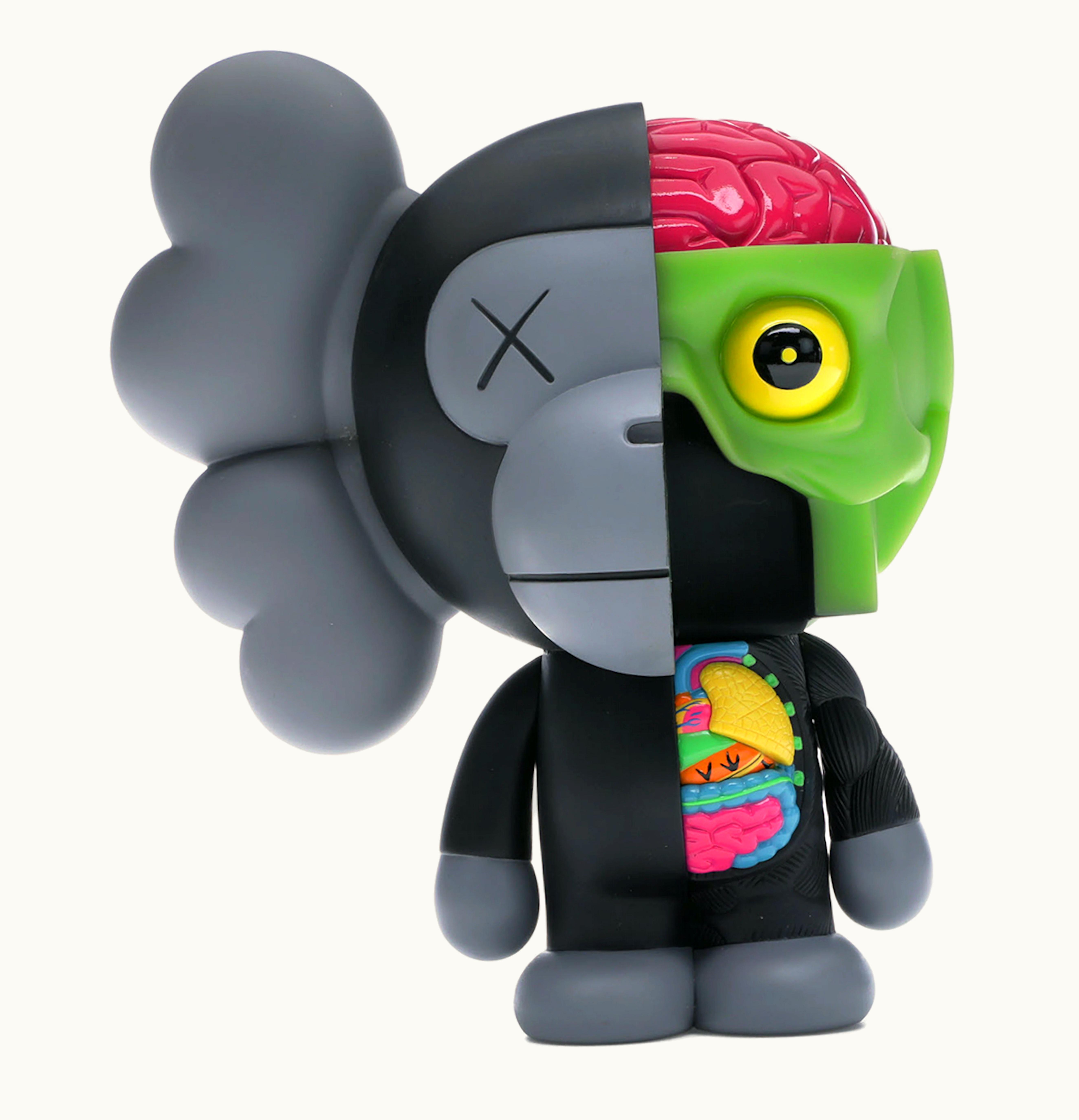 KAWS KAWS BAPE Dissected Milo Vinyl Figure Black