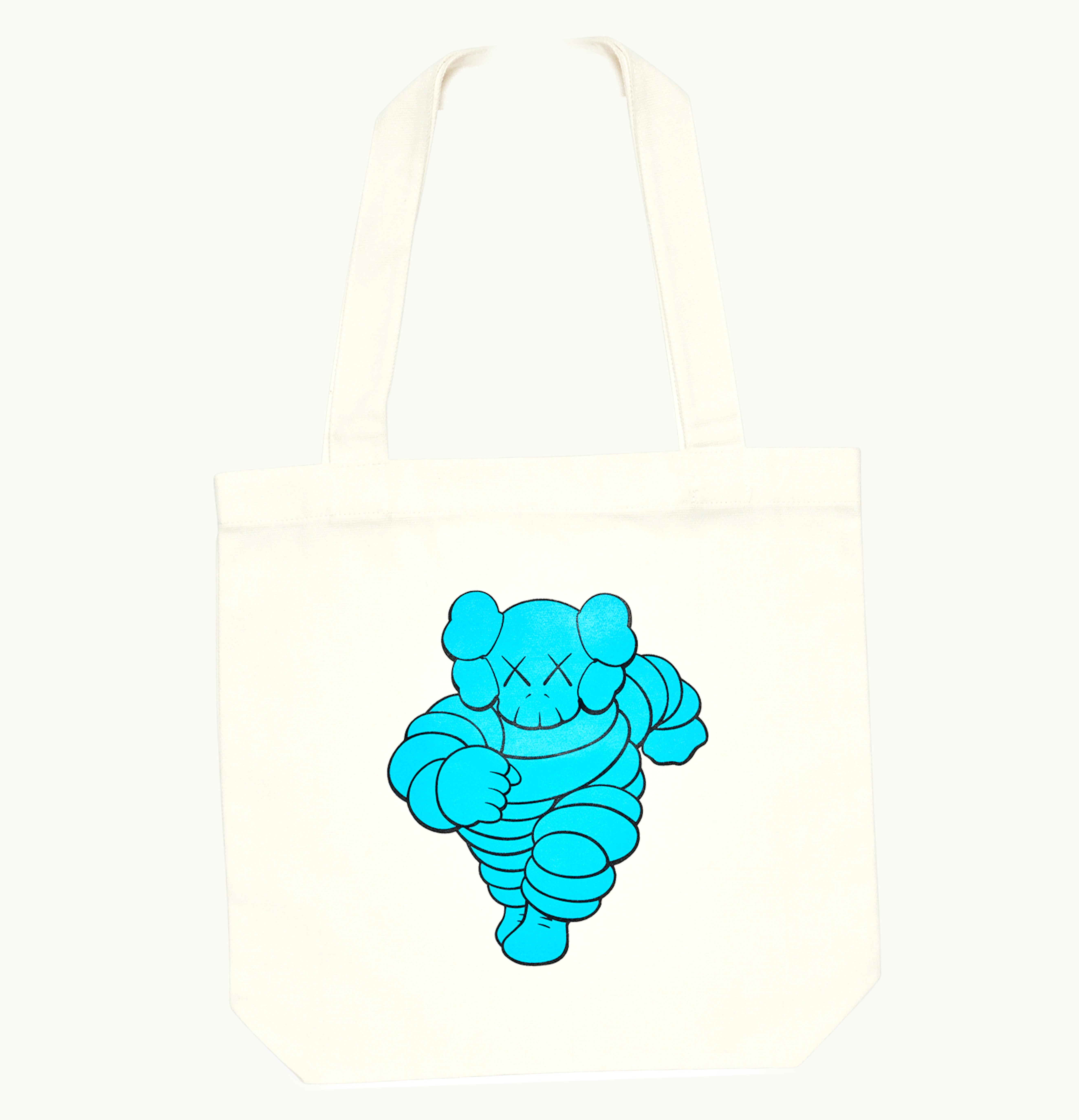 KAWS KAWS CHUM Tote Bag Blue