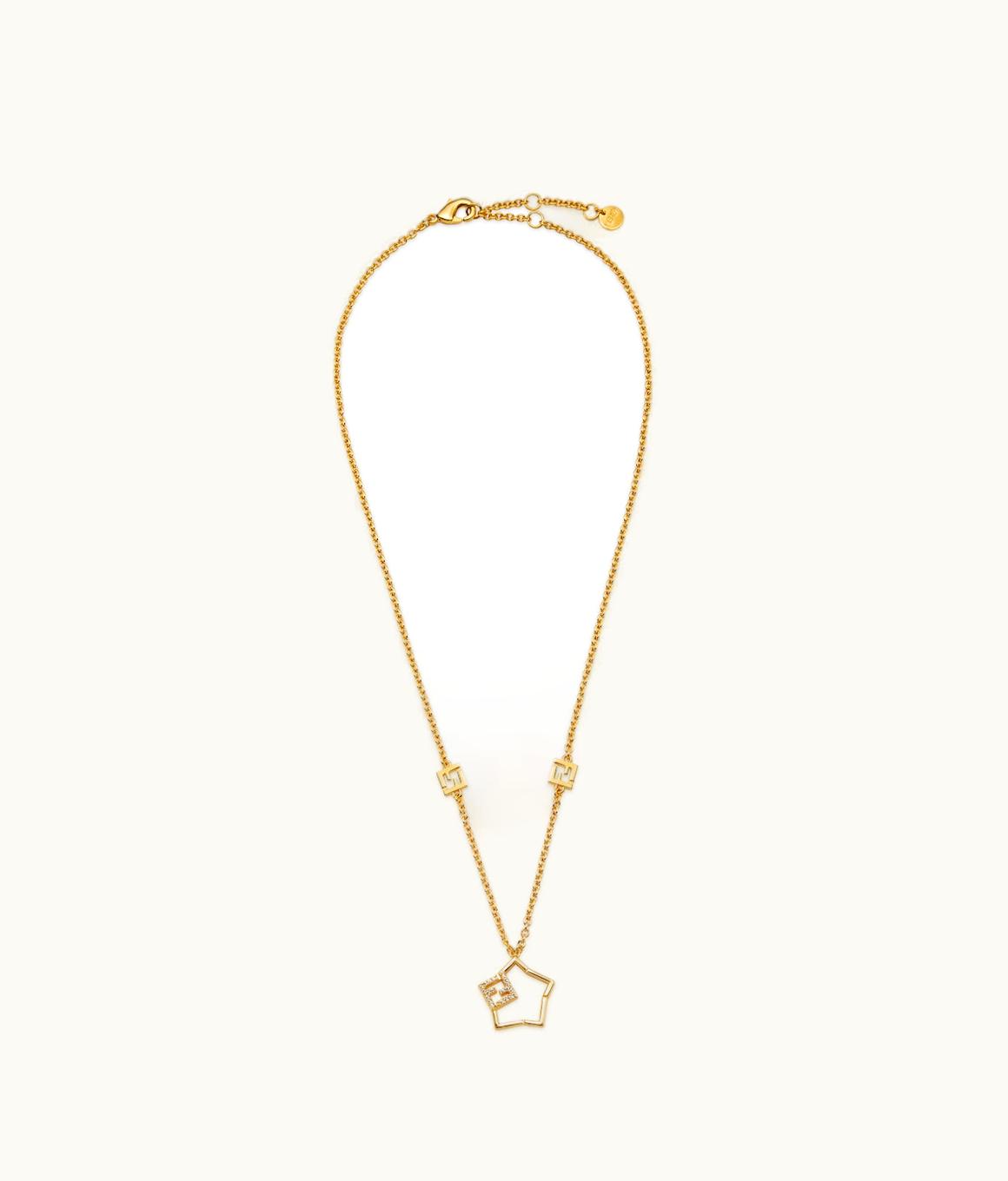 Fendi Fendi Necklace - Gold-colored Metal Necklace