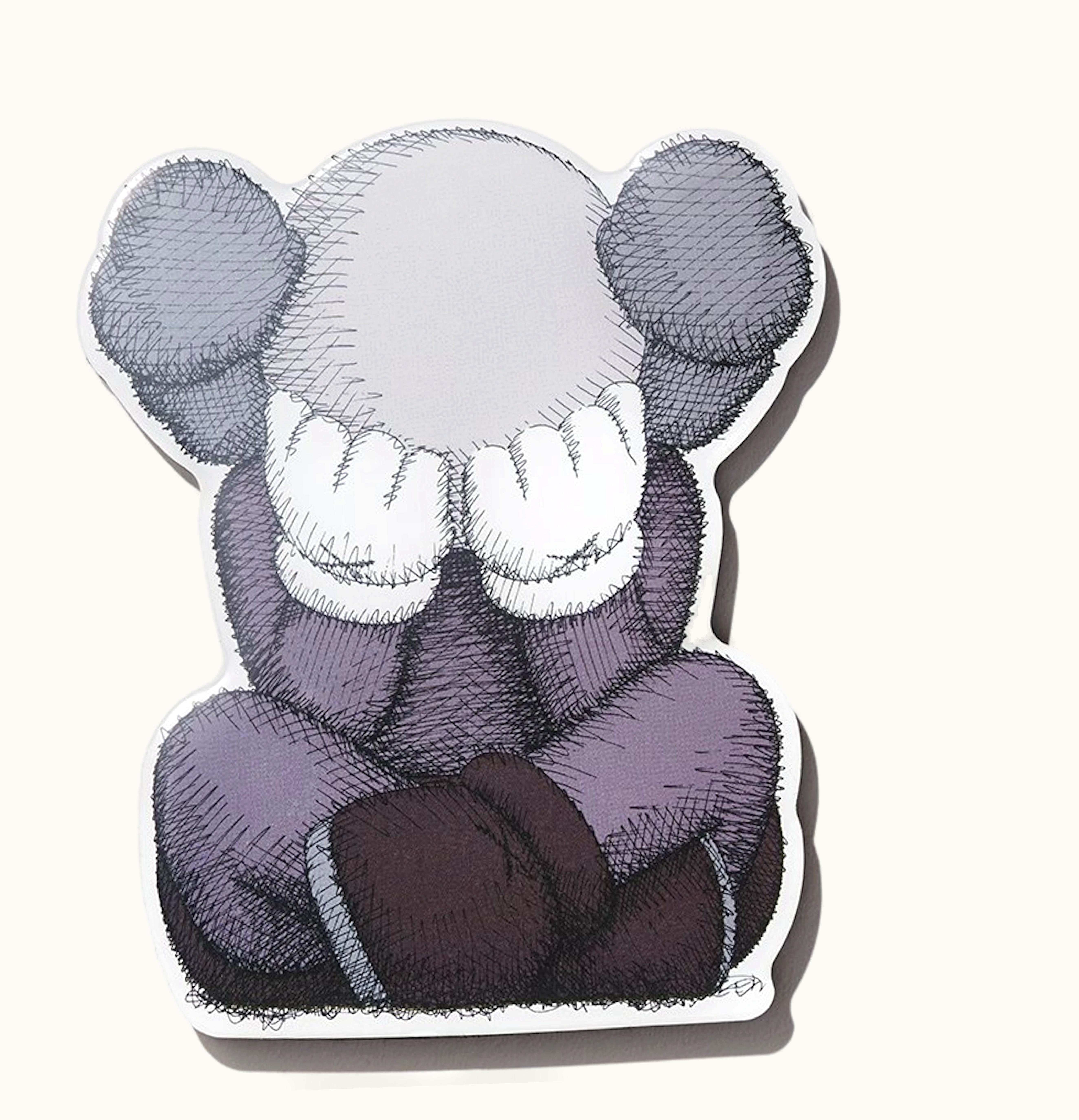 KAWS KAWS Brooklyn Museum WHAT PARTY SEPARATED Magnet Grey