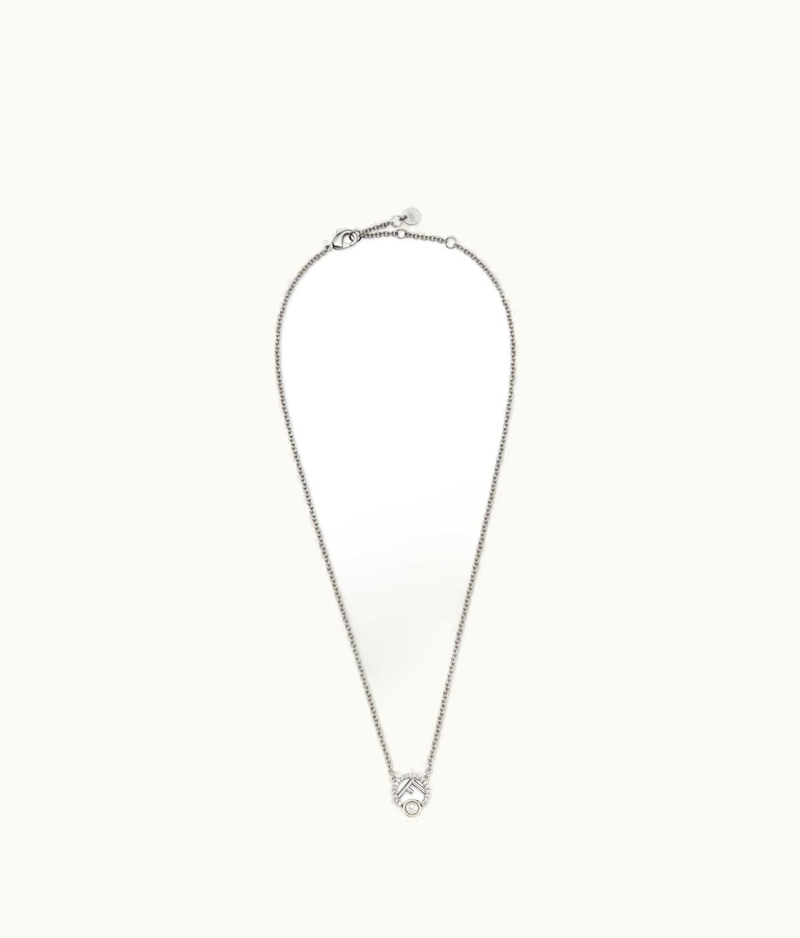 Fendi F Is Fendi Necklace - Silver-colored Metal Necklace