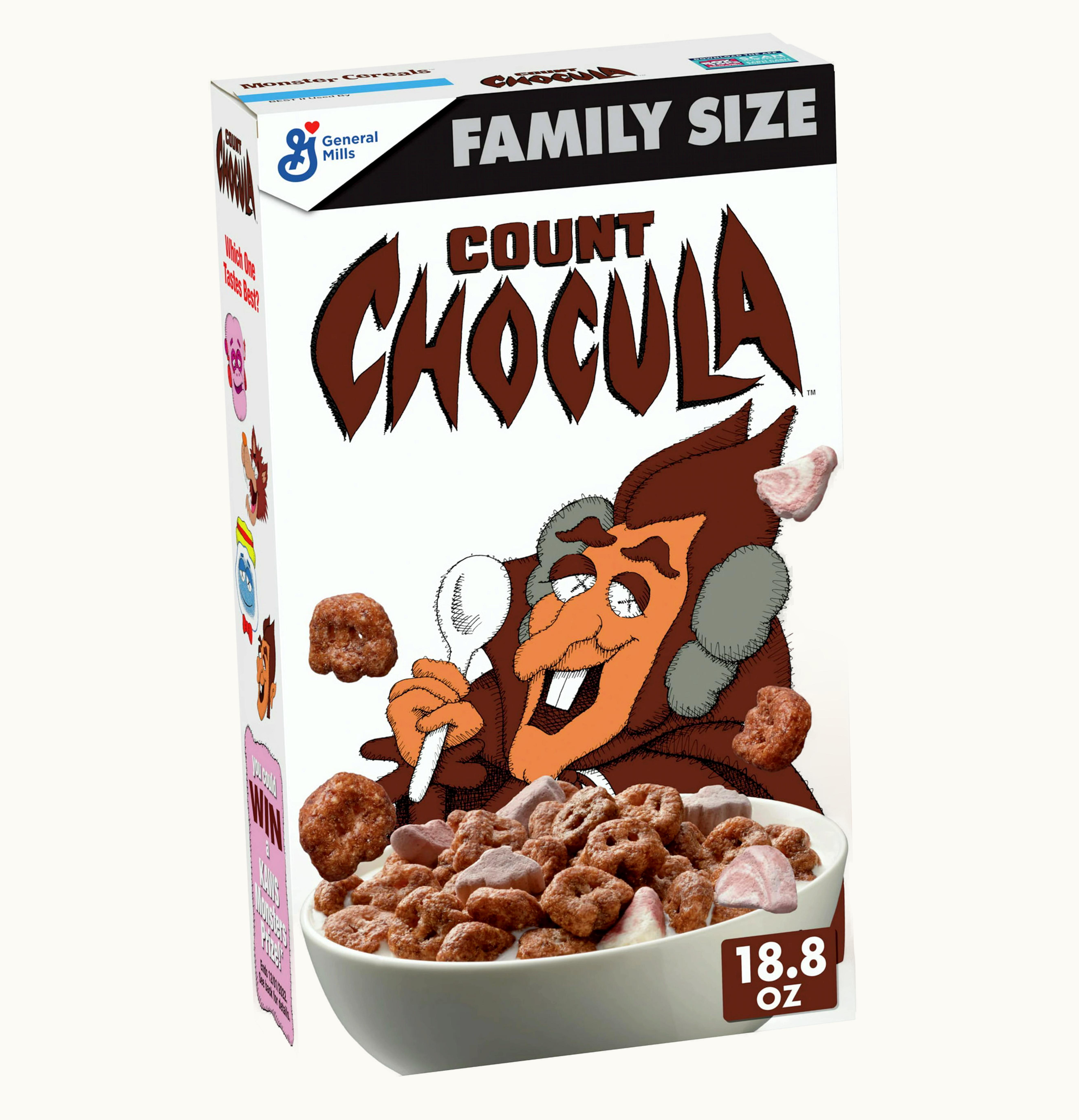 KAWS KAWS Monsters Count Chocula Cereal Family Size Not Fit For Human Consumption