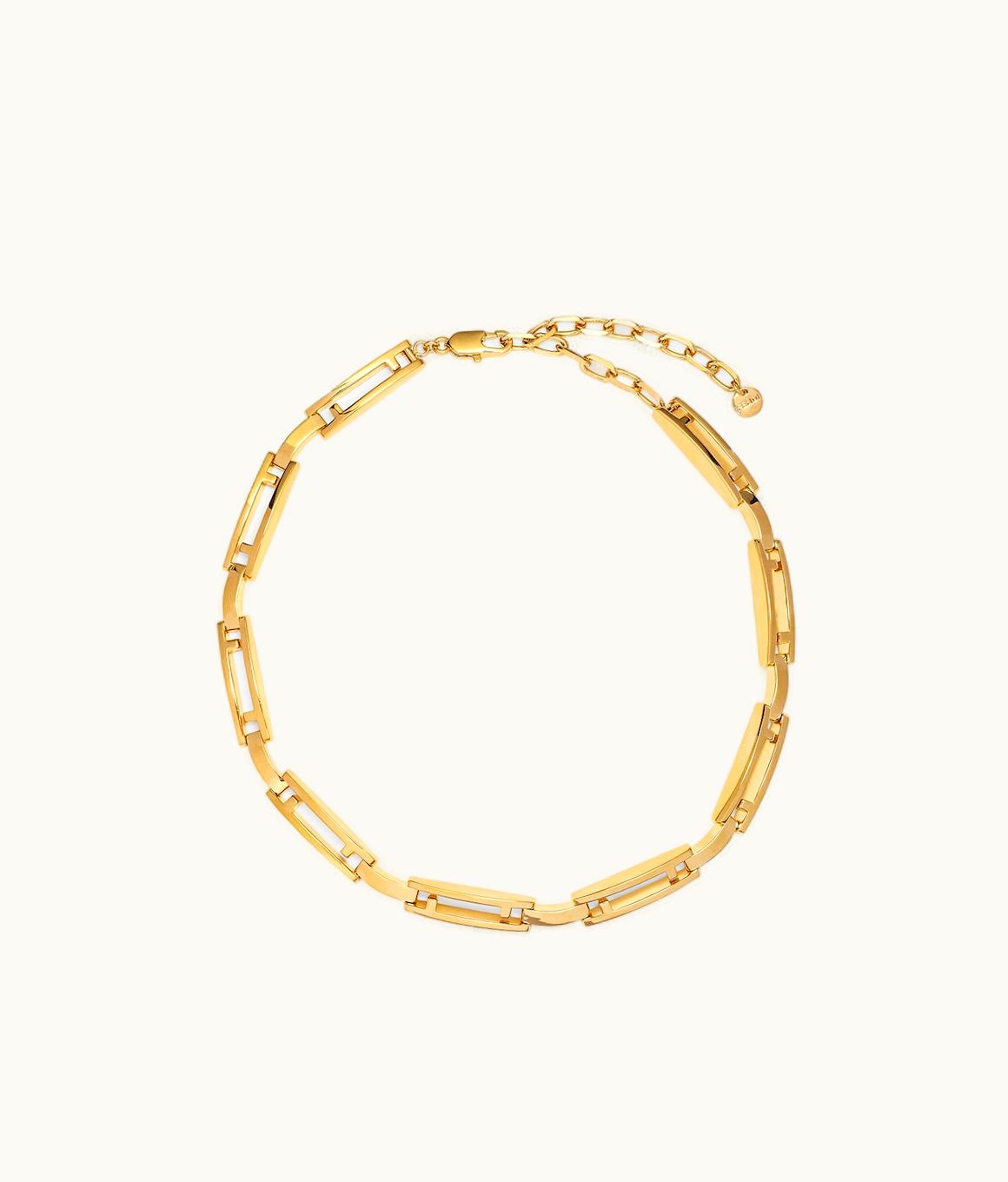 Fendi Fendi Stripes Necklace - Gold-colored Metal Necklace