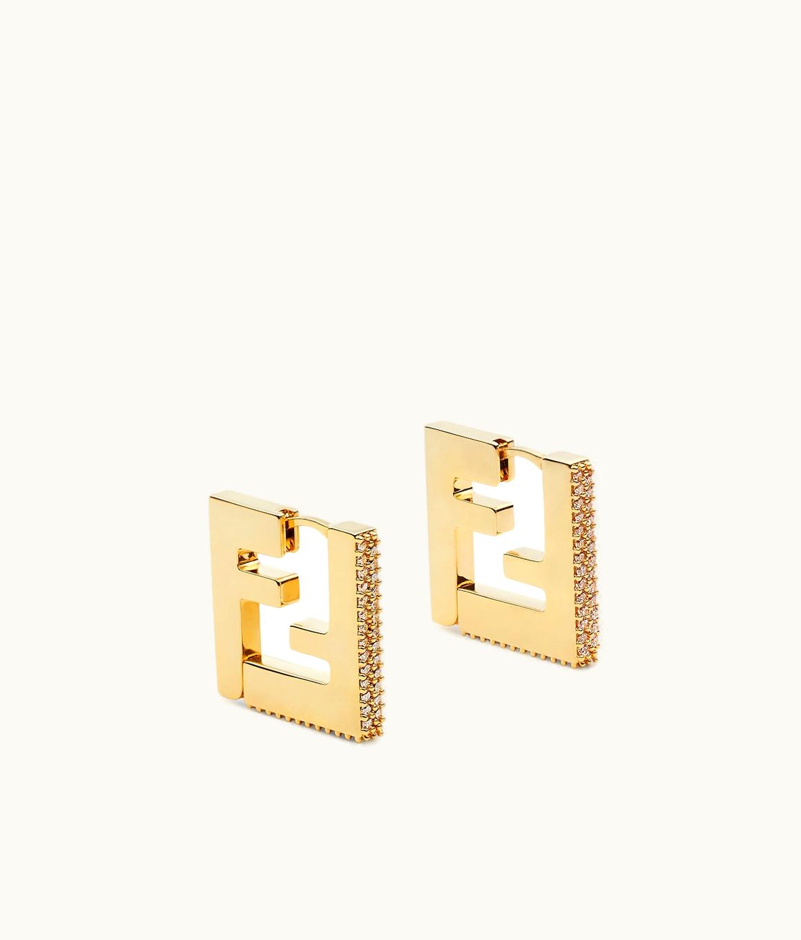 Fendi Forever Fendi Earrings - Gold-colored Metal Earrings 8AH7716DMF089U