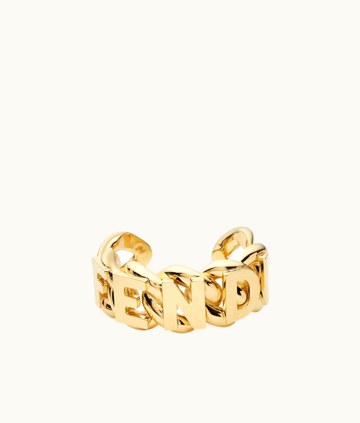 Fendi Fendigraphy Bracelet - Gold-colored Metal Bracelet