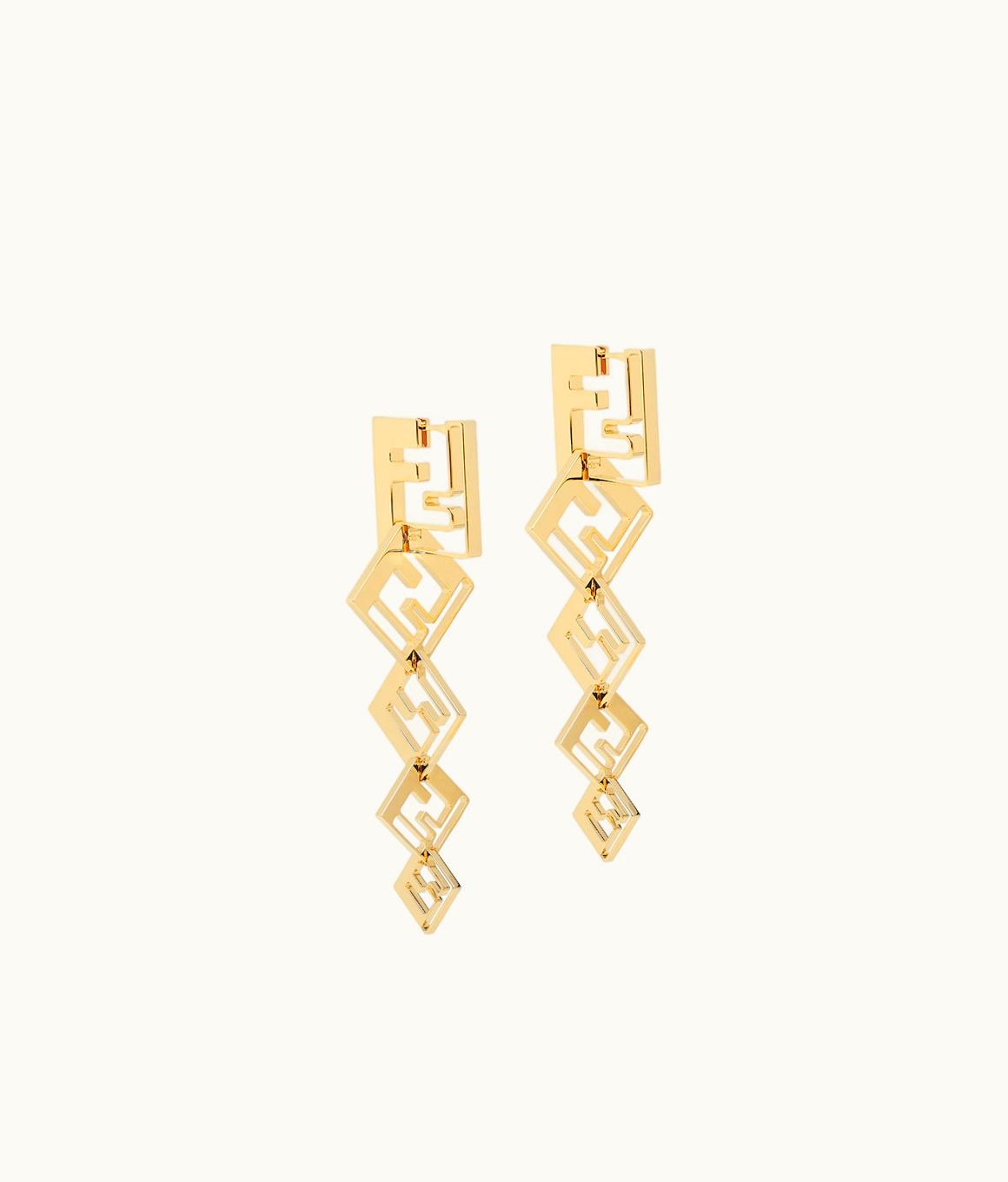 Fendi Forever Fendi Earrings - Gold-colored Metal Earrings 8AK332B08F0CFK