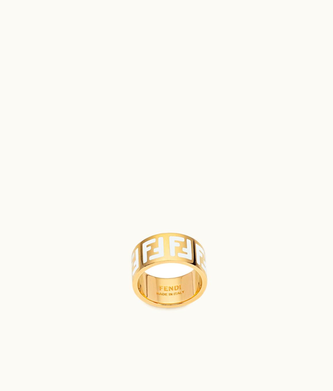 Fendi Fendi Forever Fendi Ring Enamel Band Gold
