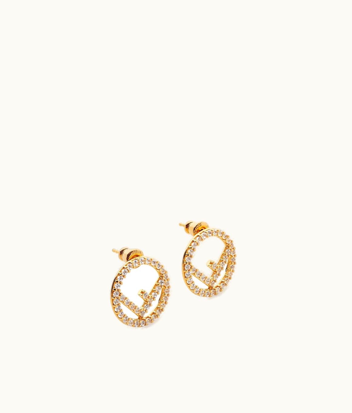 Fendi F Is Fendi Earrings - Gold-colored Earrings 8AH302A44GF089U