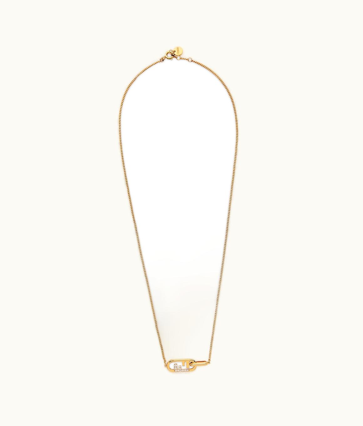Fendi Fendi O’lock Necklace - Gold-colored Necklace