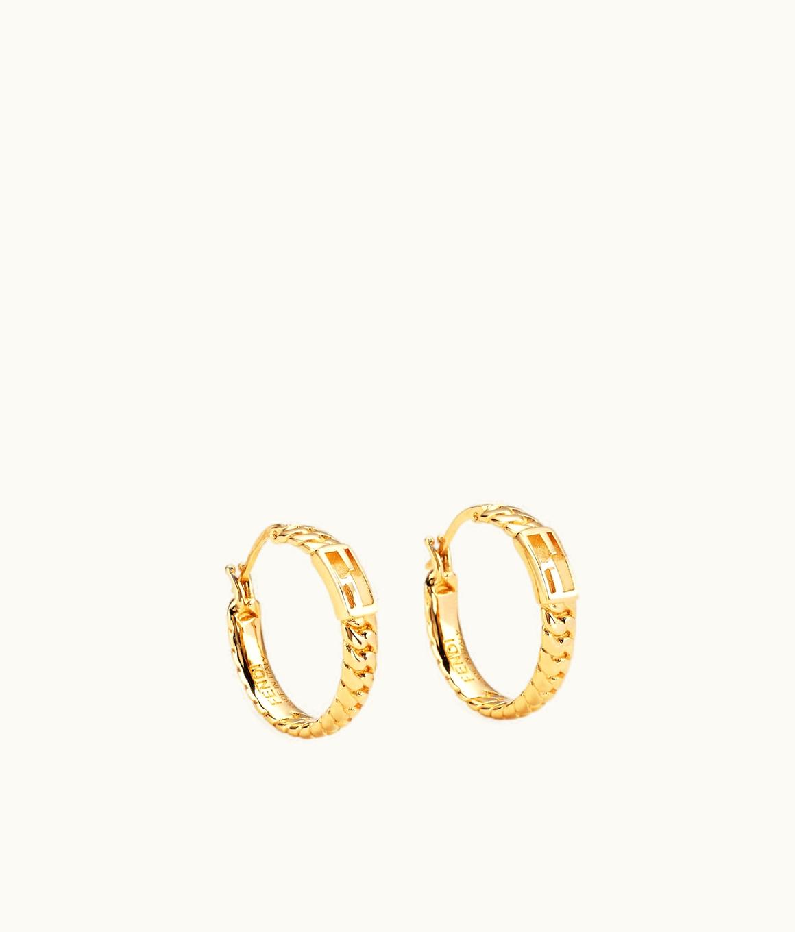 Fendi Fendi Baguette Small Earrings - Gold-colored Earrings