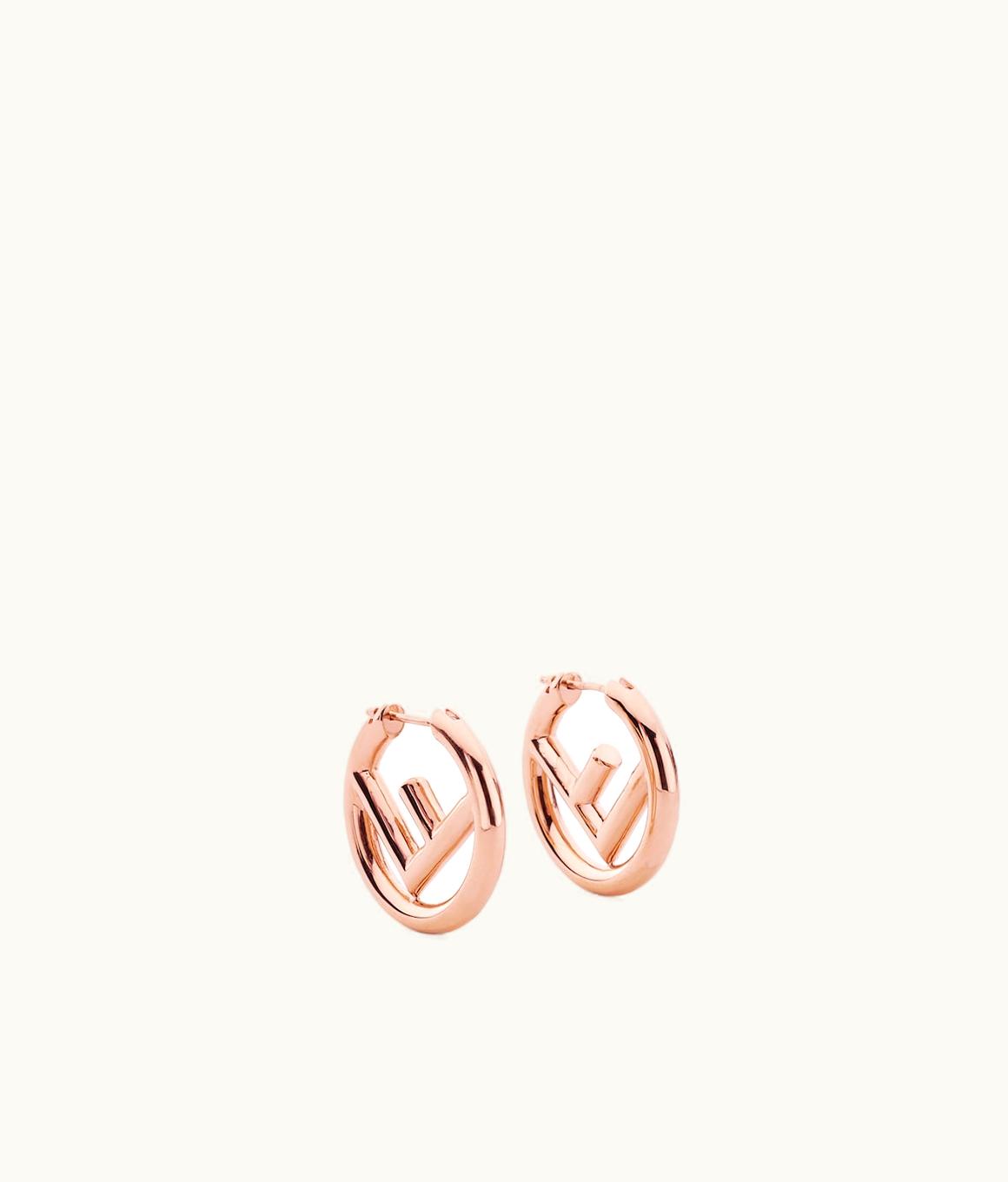 Fendi F Is Fendi Earrings - Pink-gold-colored Earrings
