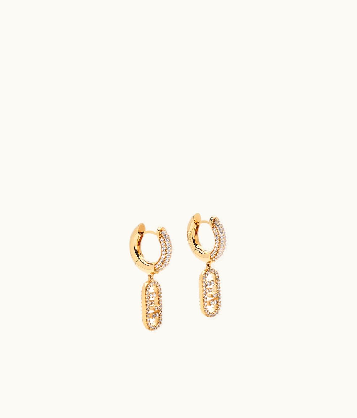 Fendi Fendi O’lock Earrings - Gold-colored Earrings 8AH417A44GF089U