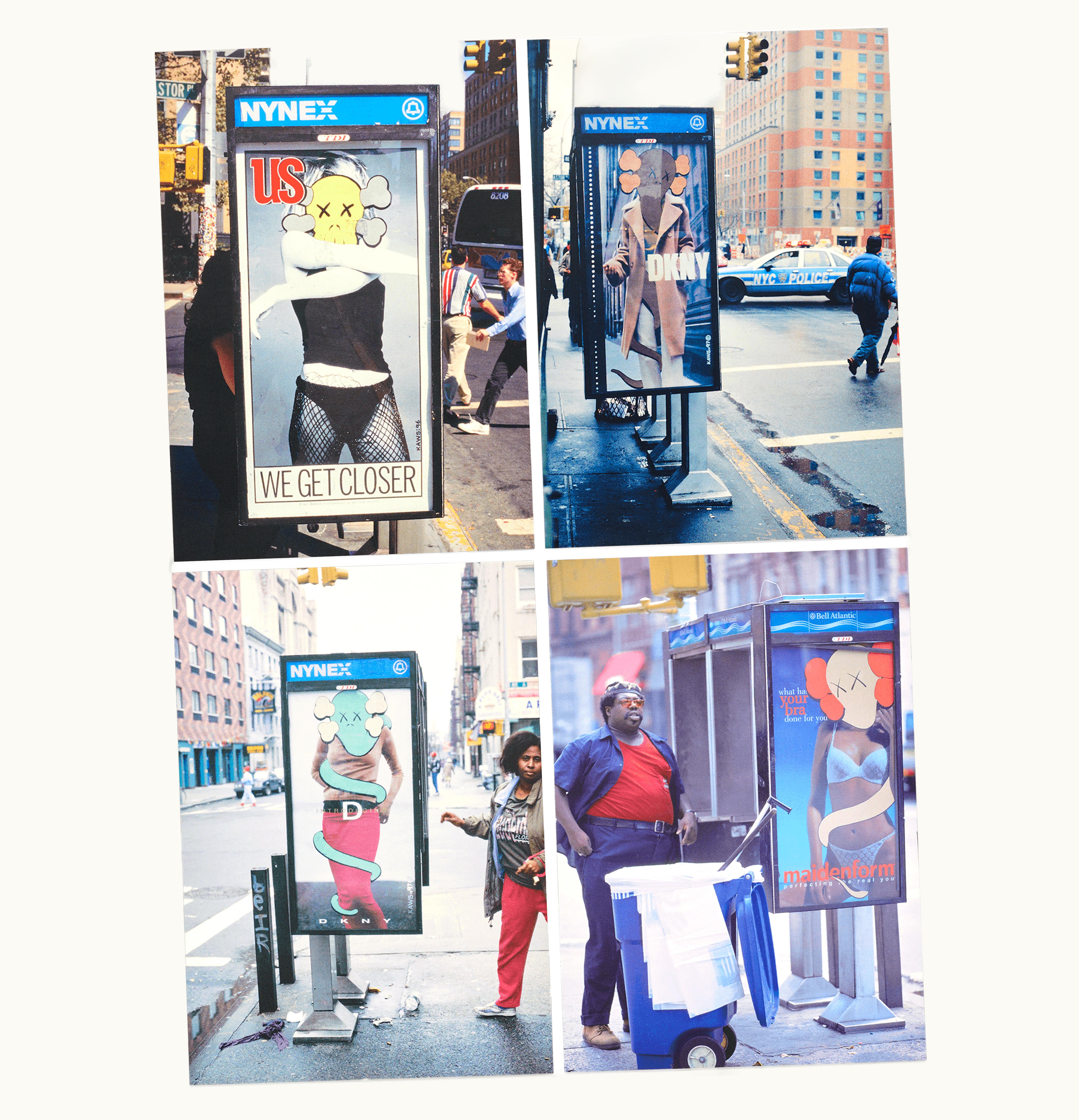 KAWS KAWS Phone Shelters Postcard Set of 4 Multi