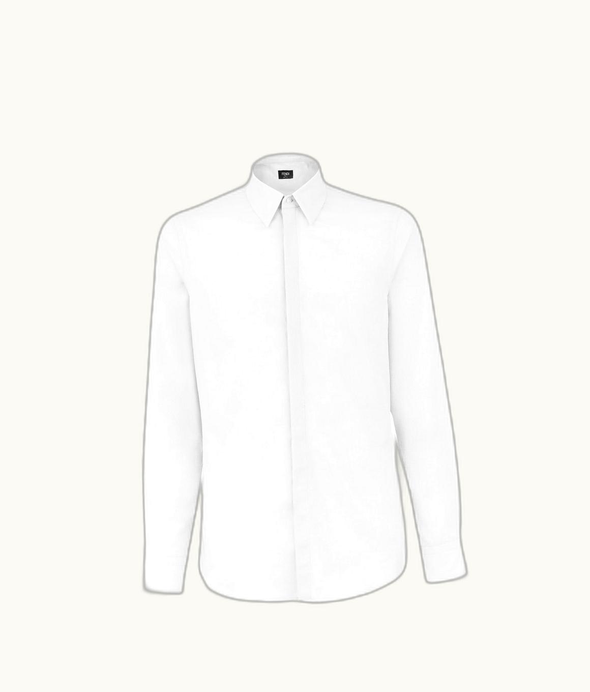 Fendi Fendi Shirt - White Cotton Shirt FS0585AQIJF0QA0