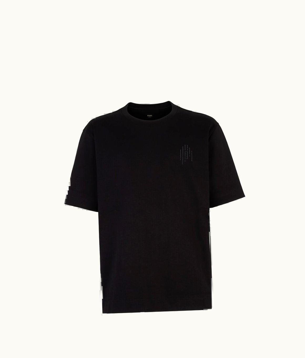 Fendi Fendi T-Shirt - Black Jersey T-shirt FY0936AQJ7F0QA1