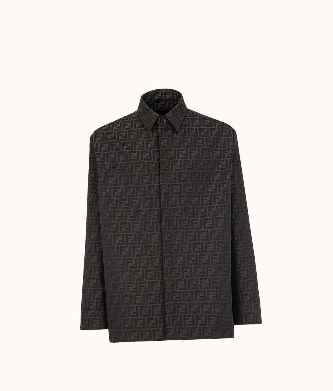 Fendi Fendi Blouson - Go-To Jacket In Black FF Canvas