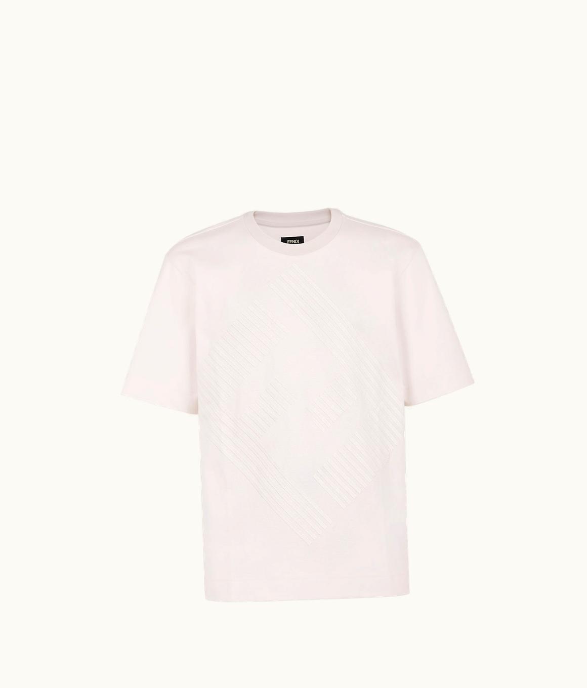 Fendi Fendi T-Shirt - White Jersey T-shirt FY0936APM3F1J7C