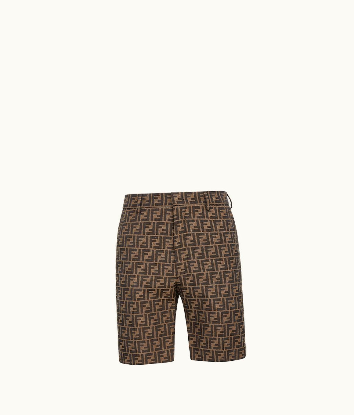 Fendi Fendi Bermudas - Bermuda Pants In Brown Fabric